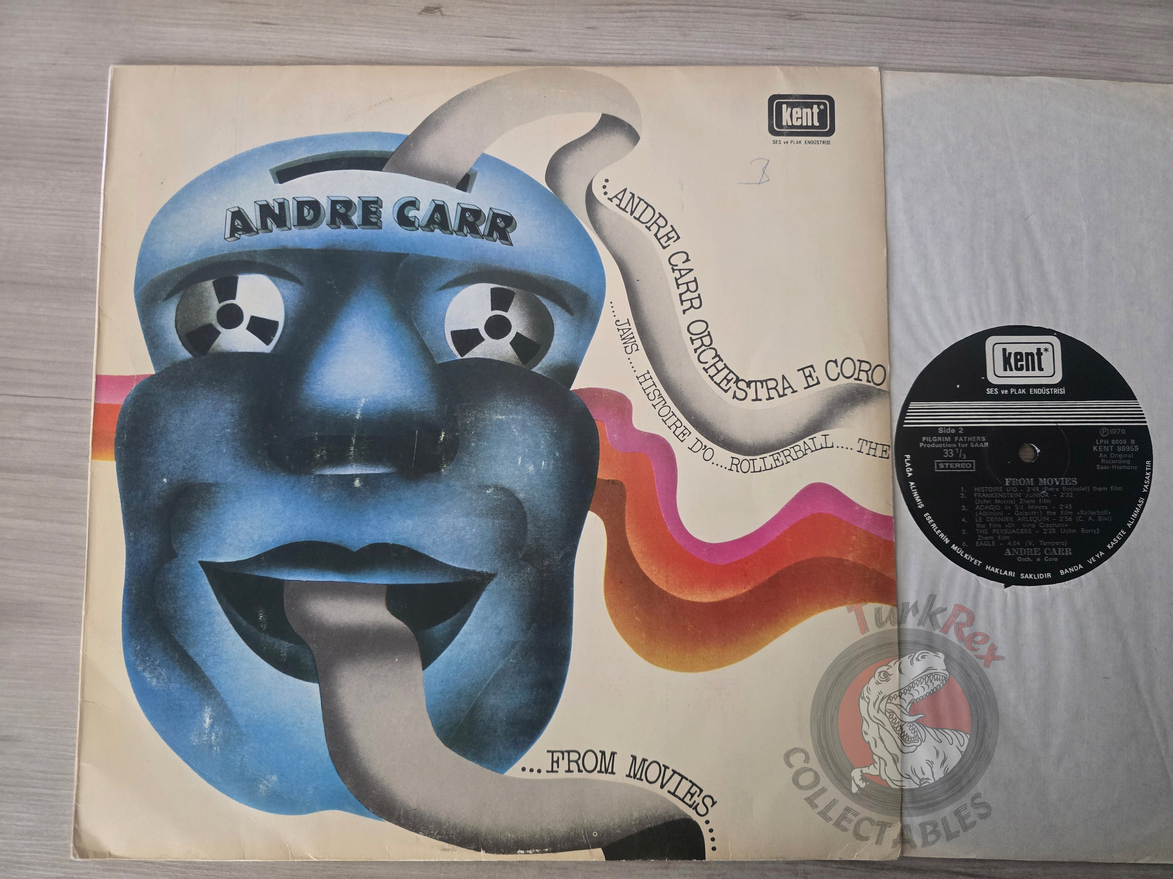 Andre Carr Orchestra E Coro – Disco Frisco From Movies Turkish Pressing Vinyl Turkey Edition
