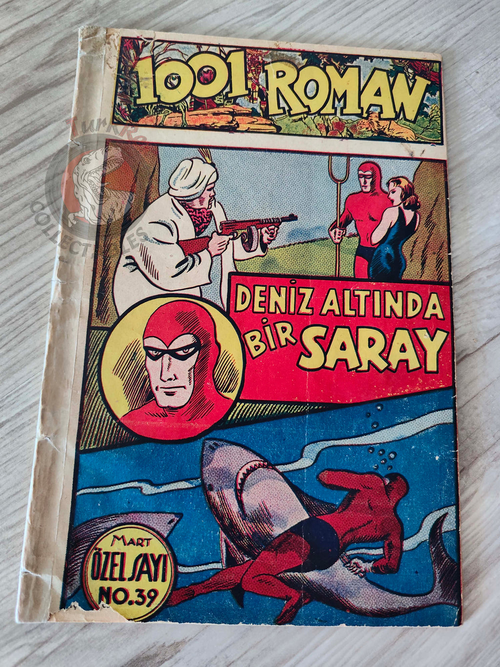 1001 Roman 1943 The Phantom - The Singh Brotherhood Turkish Comic Mag Turkey