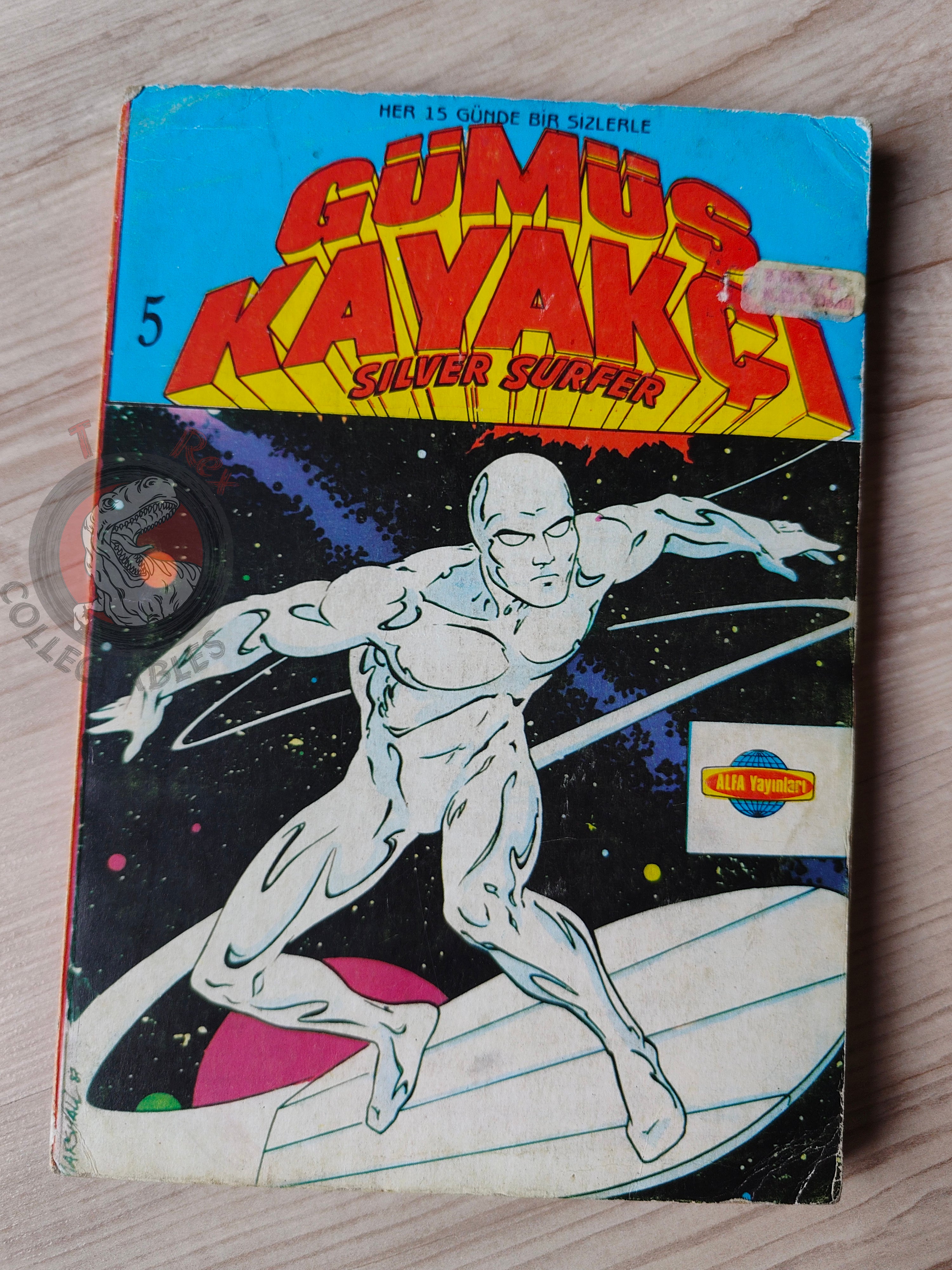Silver Surfer Vol #5 1989 Turkish Comic Turkey Fantastic Four #155 #156 #157 Hulk #250