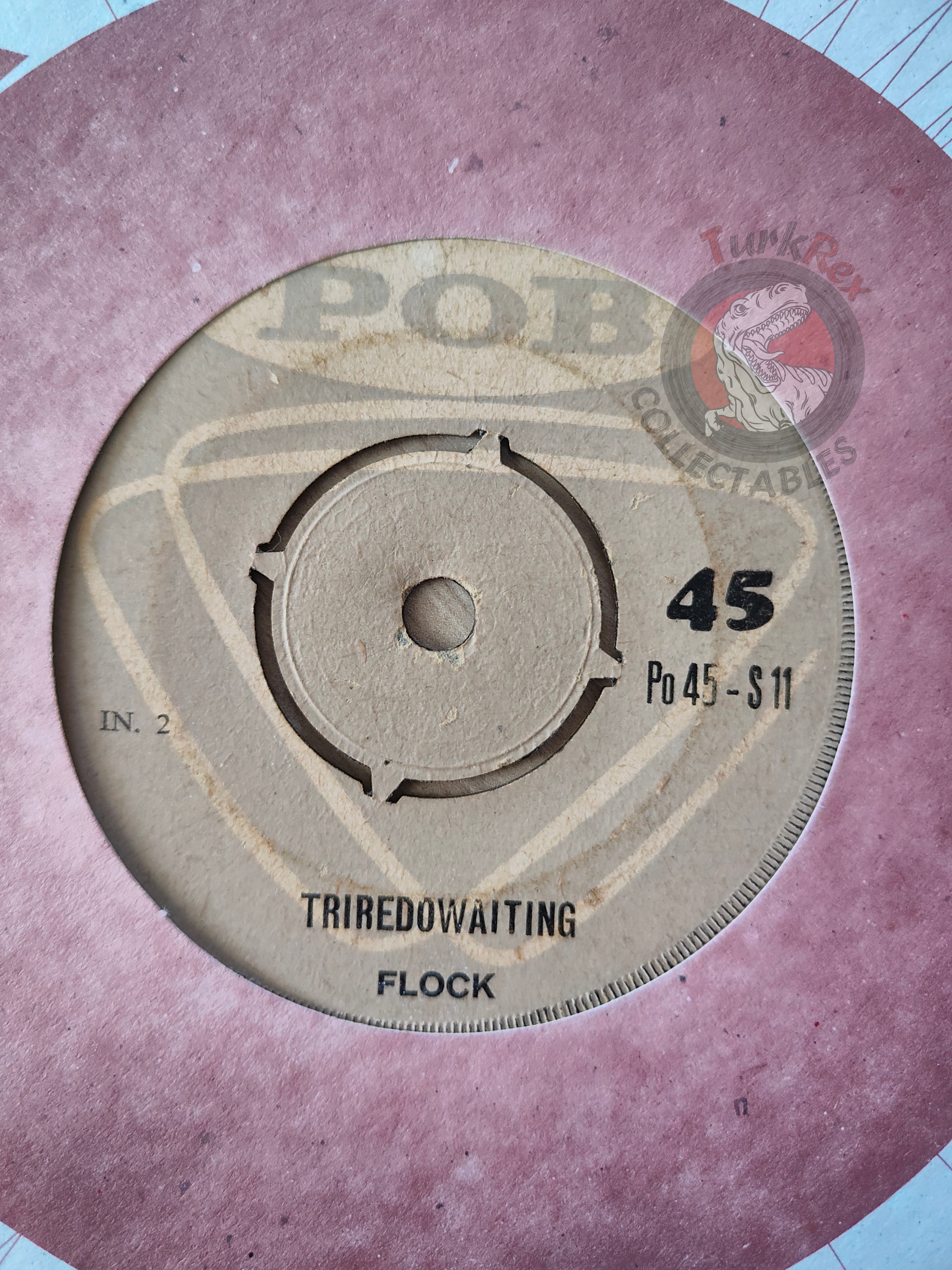 Santana / The Flock – Savor / Tired Of Waiting 7" Turkish Pressing Vinyl Turkey Edition