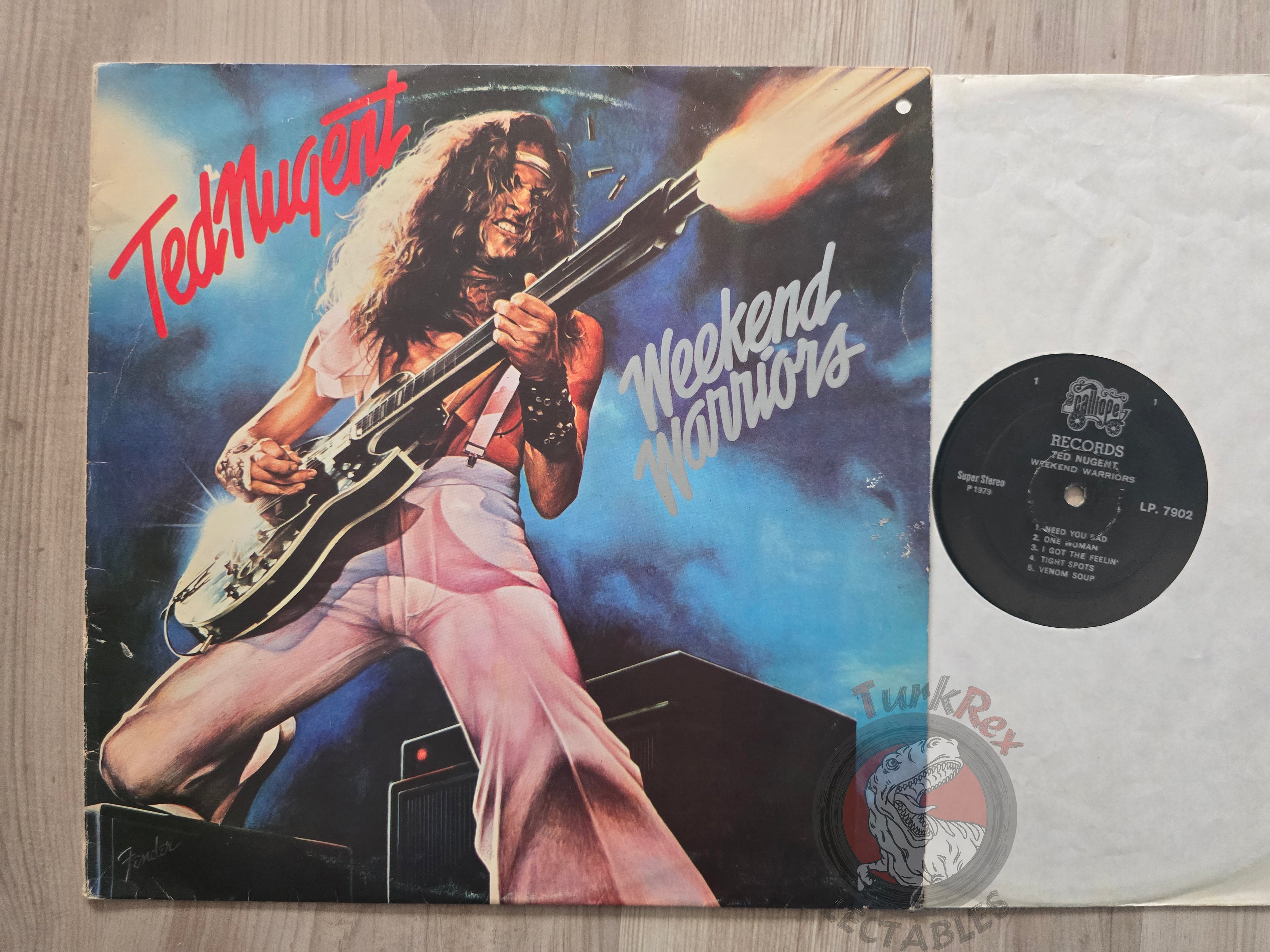 Ted Nugent – Weekend Warriors Turkish Pressing Vinyl Turkey Edition