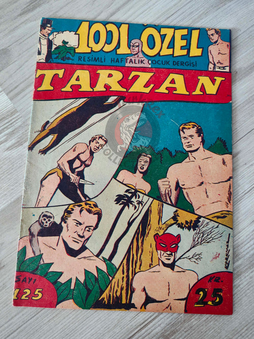 1001 Özel #125 1955 Tarzan Turkish Comic Mag Turkey