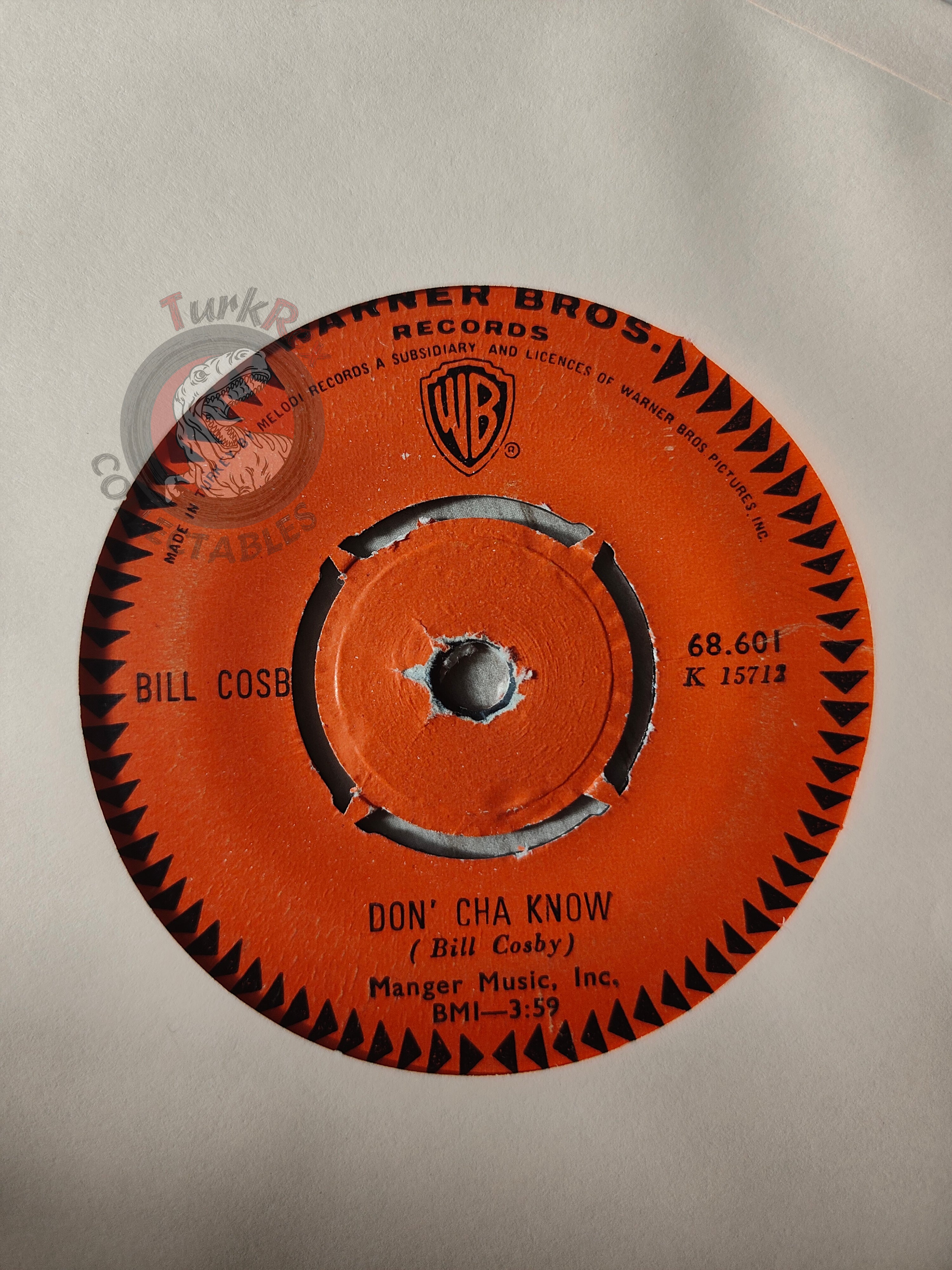 Bill Cosby – Little Ole Man 7" Turkish Pressing Vinyl Turkey Edition