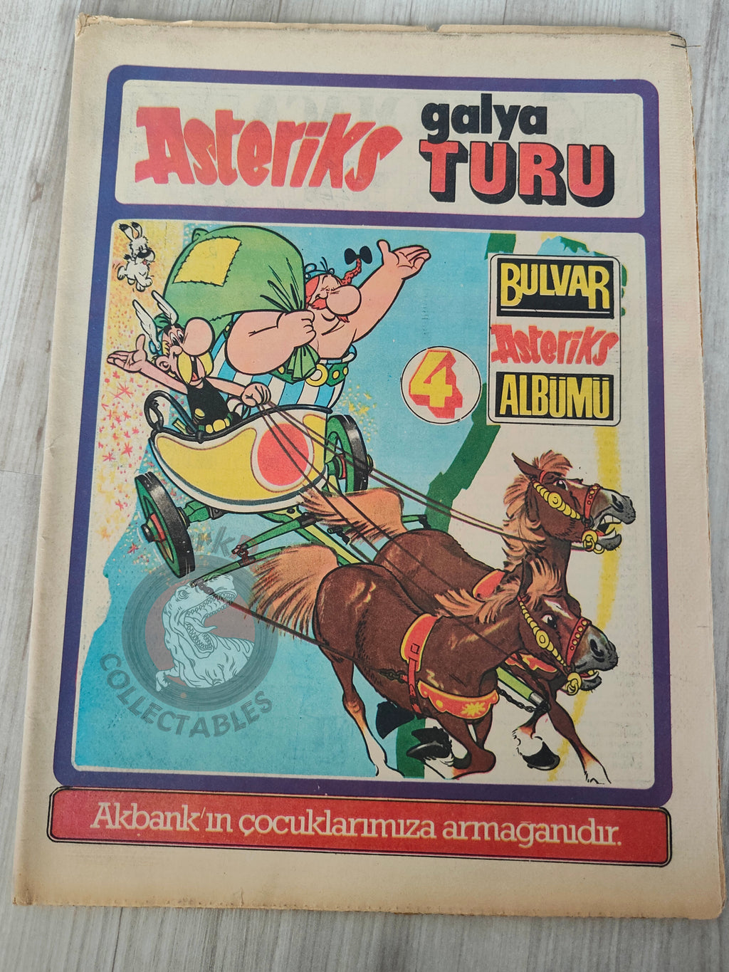 Asterix – Asterix and the Banquet 80s Turkish Edition Comic Turkey