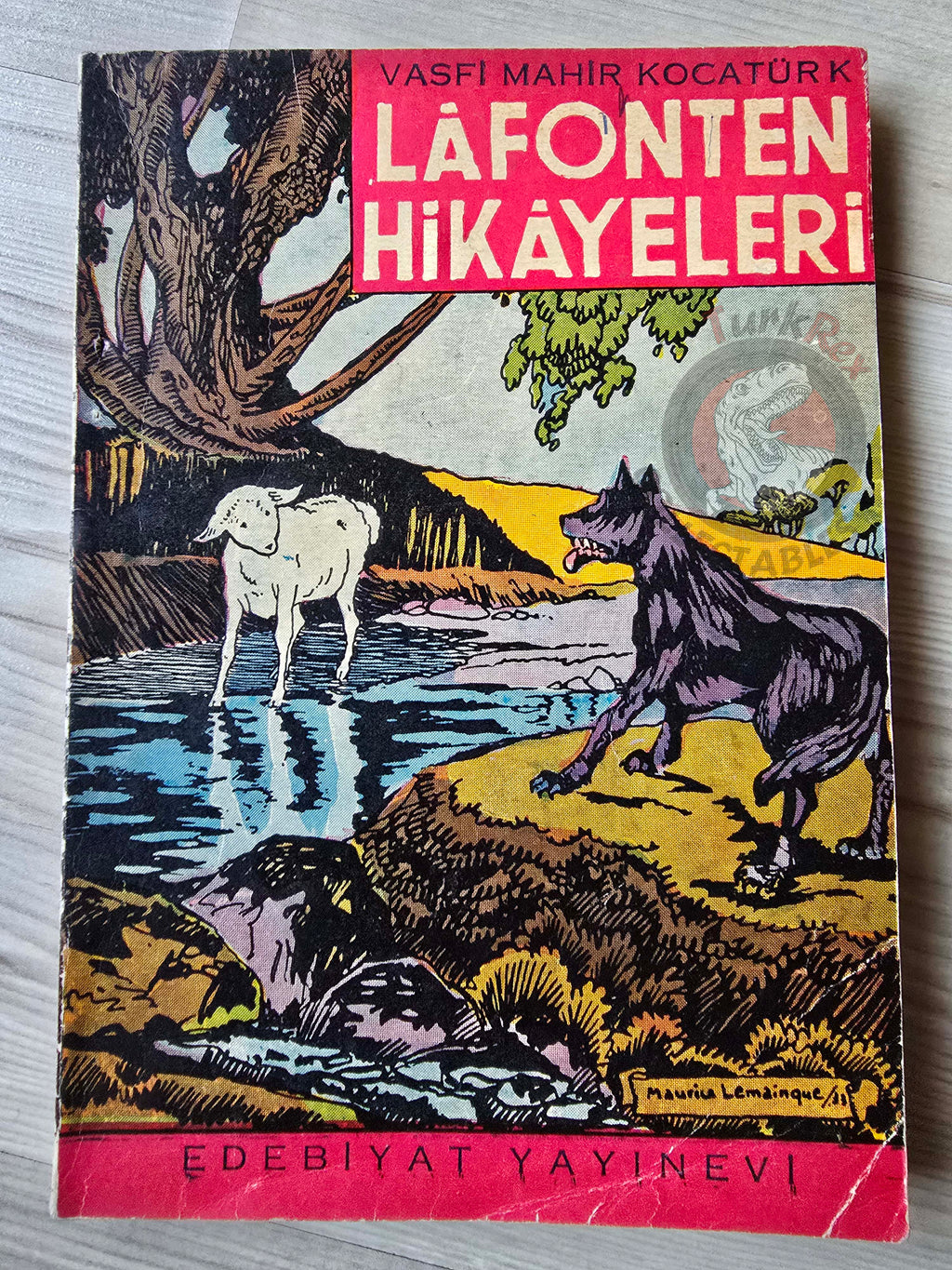 Jean de La Fontaine – Stories from Fables 1966 Turkish Book Turkey Illustrated Maurie Lemainque