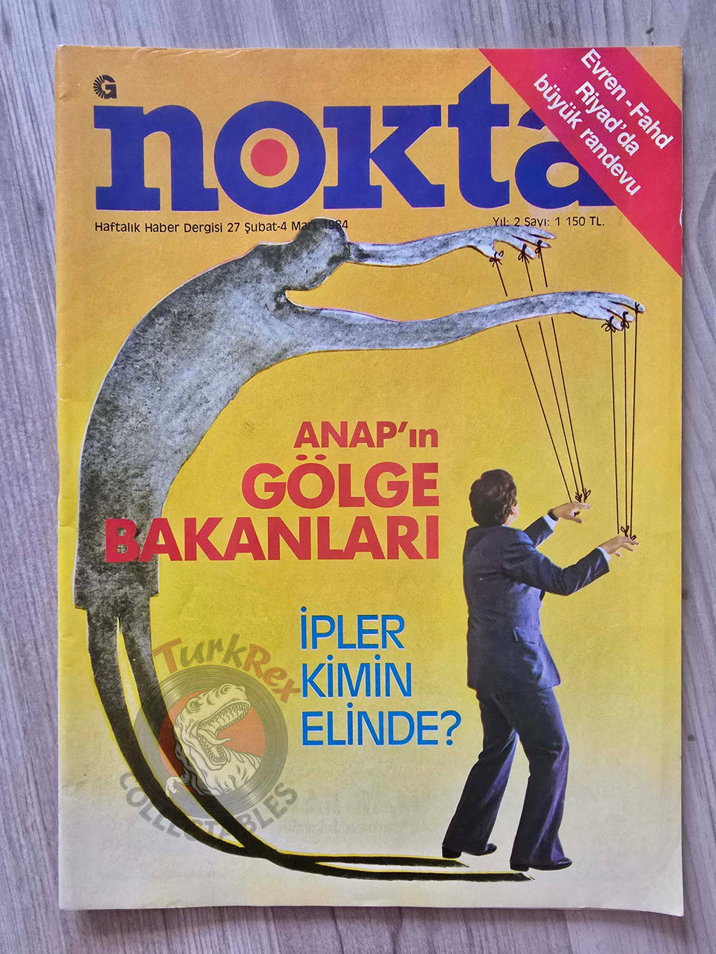 Nokta 1984 Kenan Evren’s visit to Saudi Arabia Turkish Magazine Turkey Fahd bin Abdulaziz Al Saud Lebanon