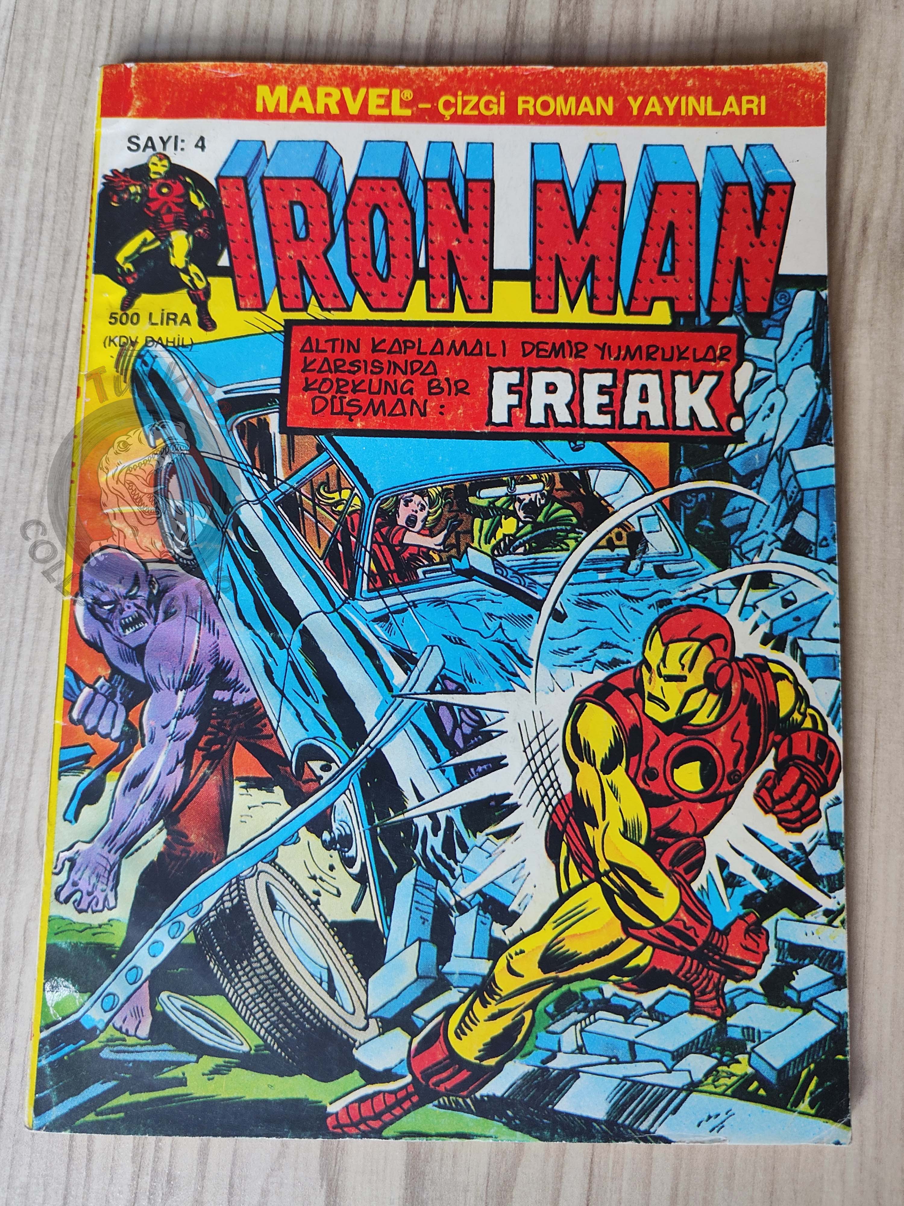Iron Man #4 1988 Turkish Comic Turkey cover #67 inside #65 #66 #67 Crash Thor
