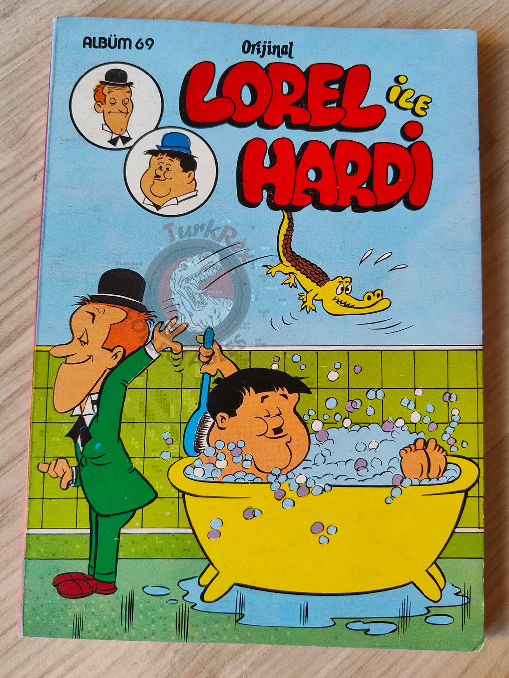Laurel and Hardy #69 80s Turkish Comic Turkey