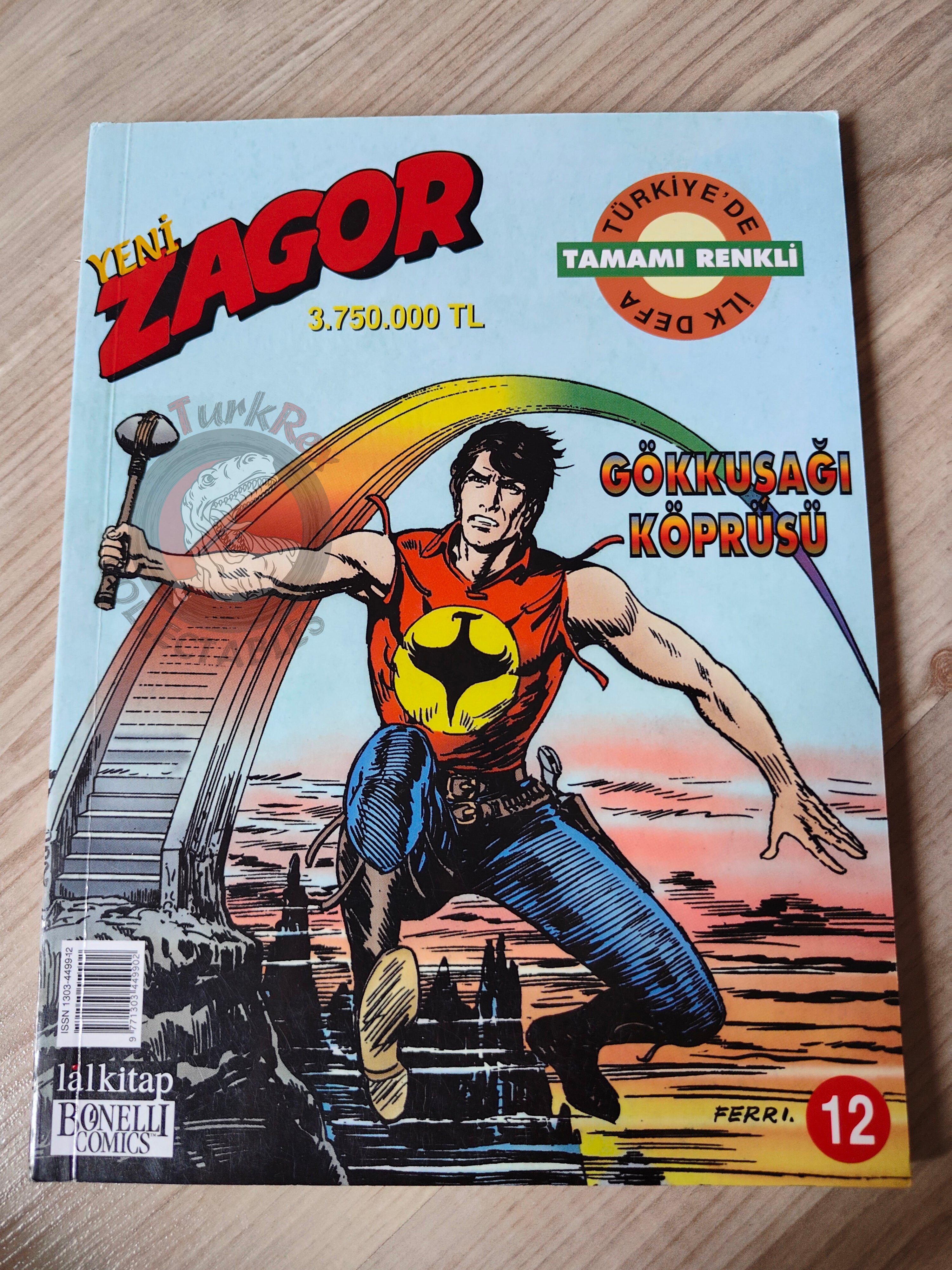 Zagor #12 2003  Il Ponte dell’Arcobaleno Turkish Comic Turkey #400