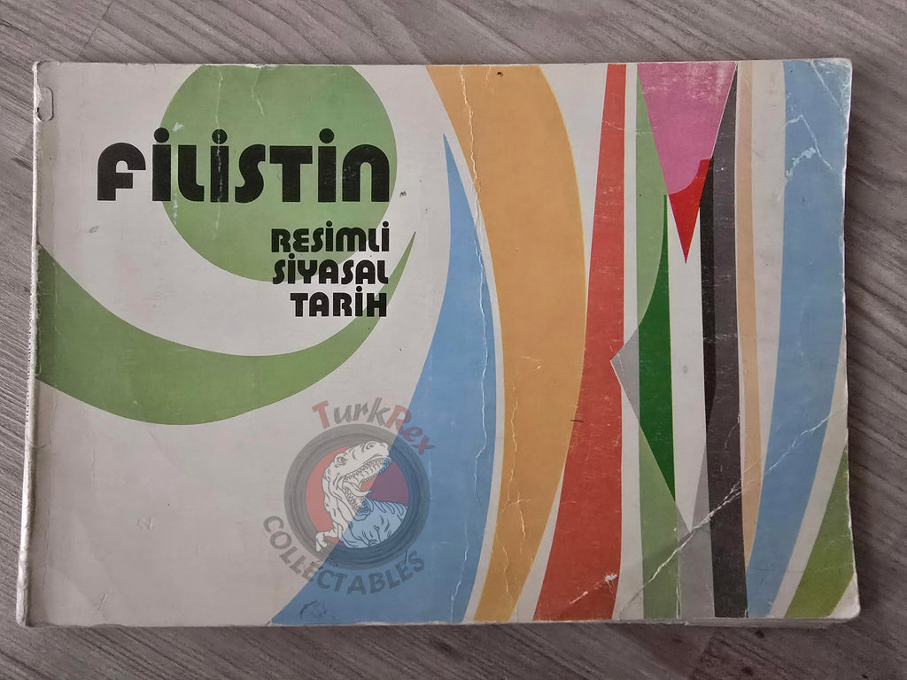 Illustrated Political History of Palestine 1980 PLO Propaganda Turkish Book Turkey