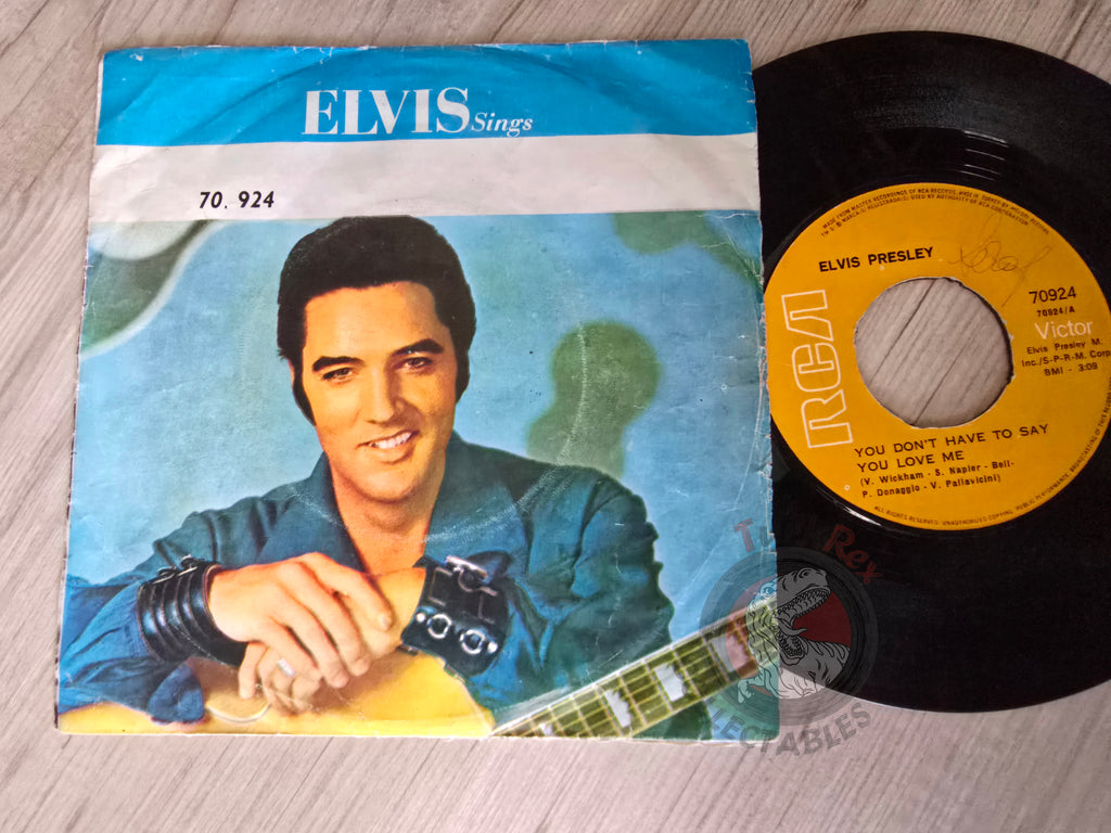 Elvis Presley – You Don't Have to Say You Love Me 7" Turkish Pressing Vinyl Turkey Edition 2