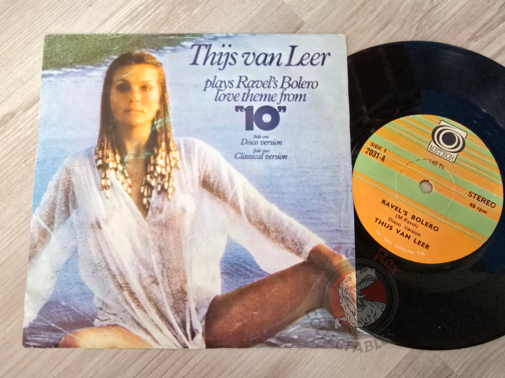 Thijs van Leer – Plays Ravel's Bolero (Love Theme From "10") 7" Turkish Pressing Vinyl Turkey Edition