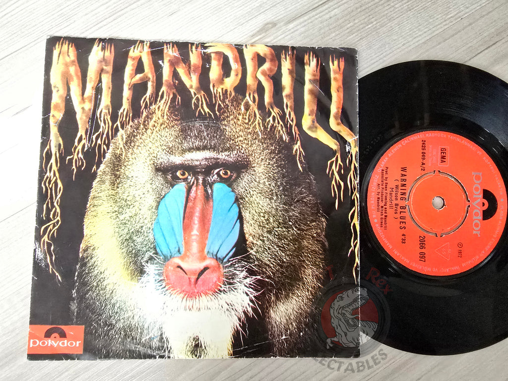Mandrill – Mandrill / Warning Blues 7" Turkish Pressing Vinyl Turkey Edition