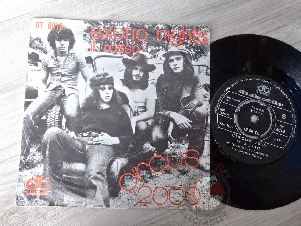 Circus 2000 – Exotic Nights / Il Rosso 7" Turkish Pressing Vinyl Turkey Edition