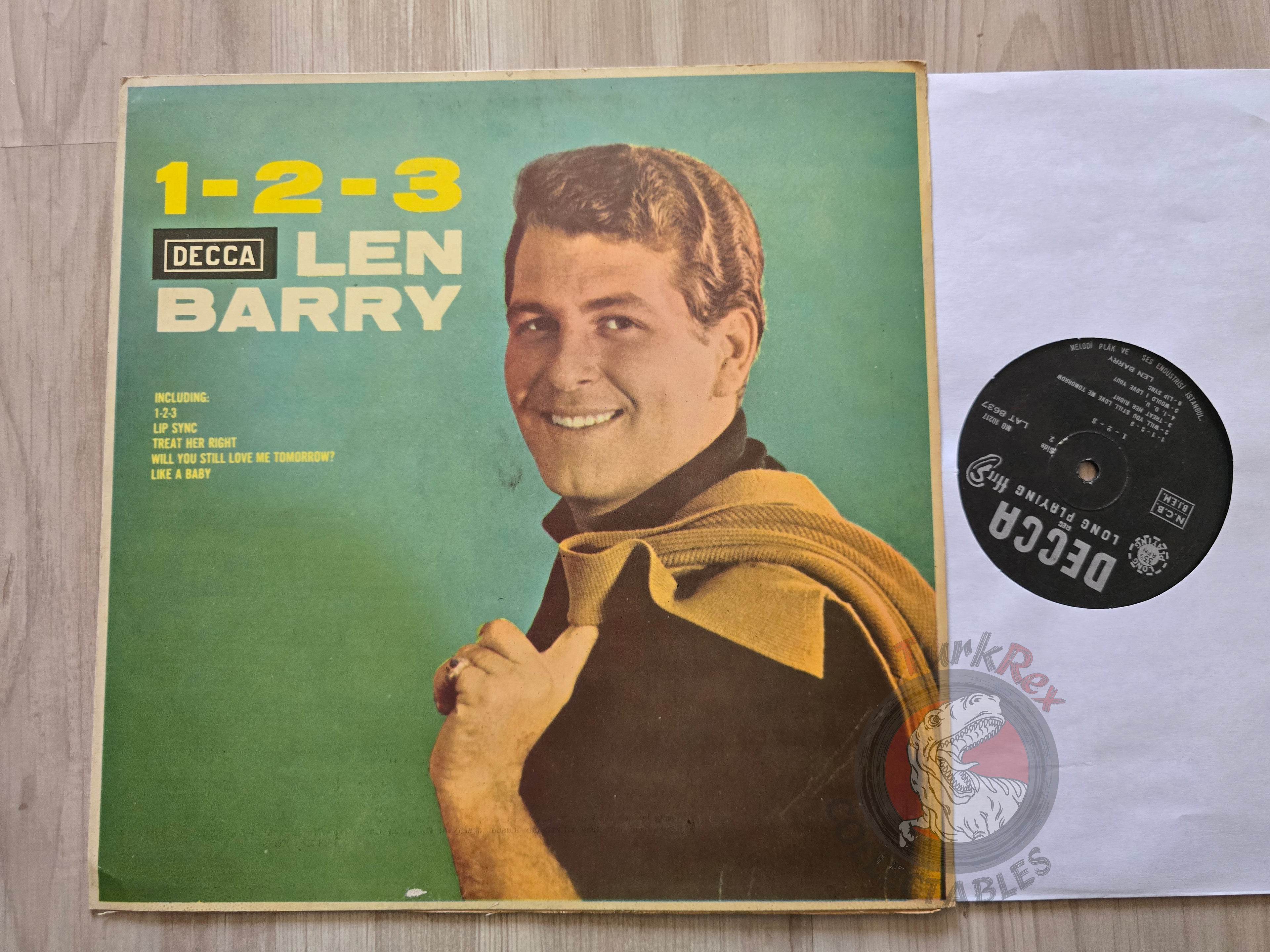 Len Barry – 1-2-3 Turkish Pressing Vinyl Turkey Edition
