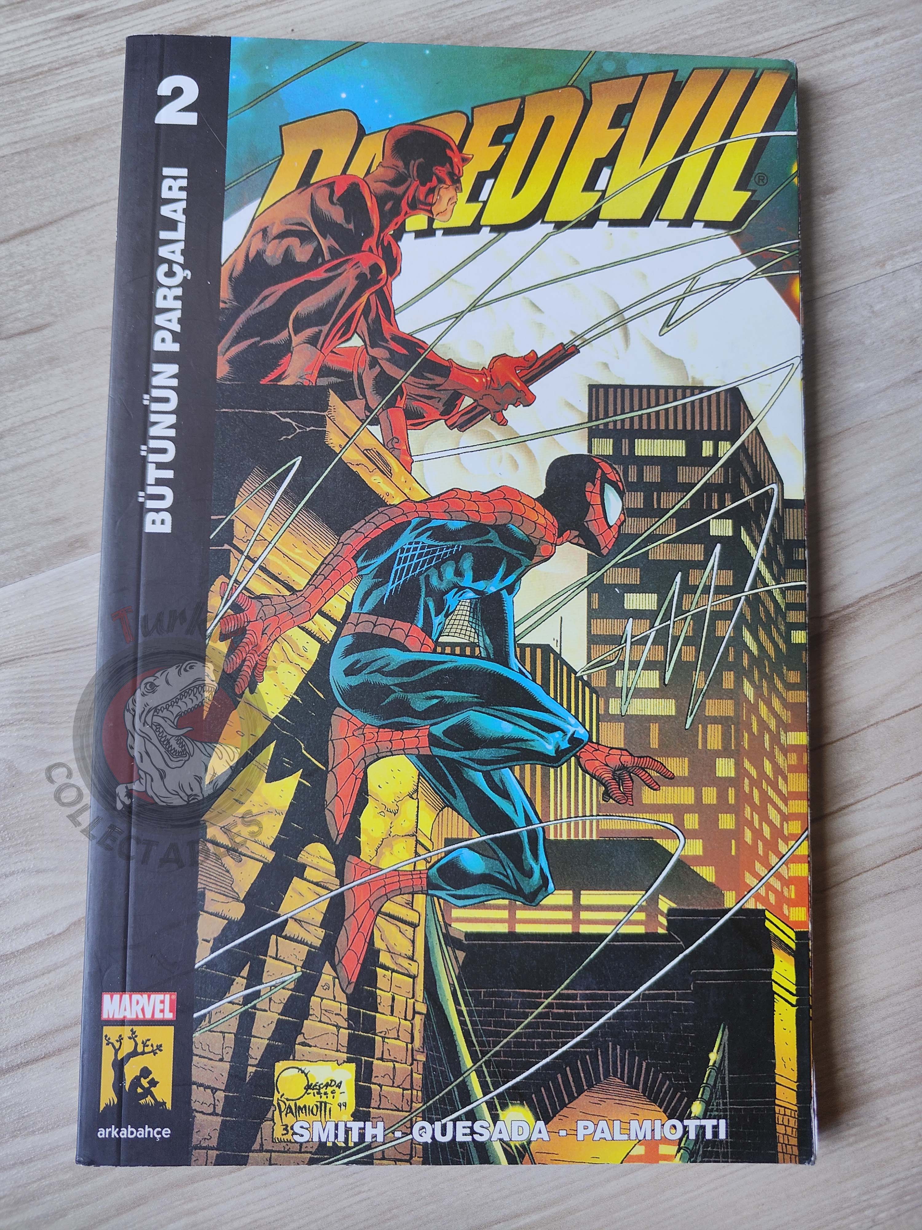 Daredevil Volume #2 Turkish Comic Turkey Marvel Knights #7–12 Spiderman