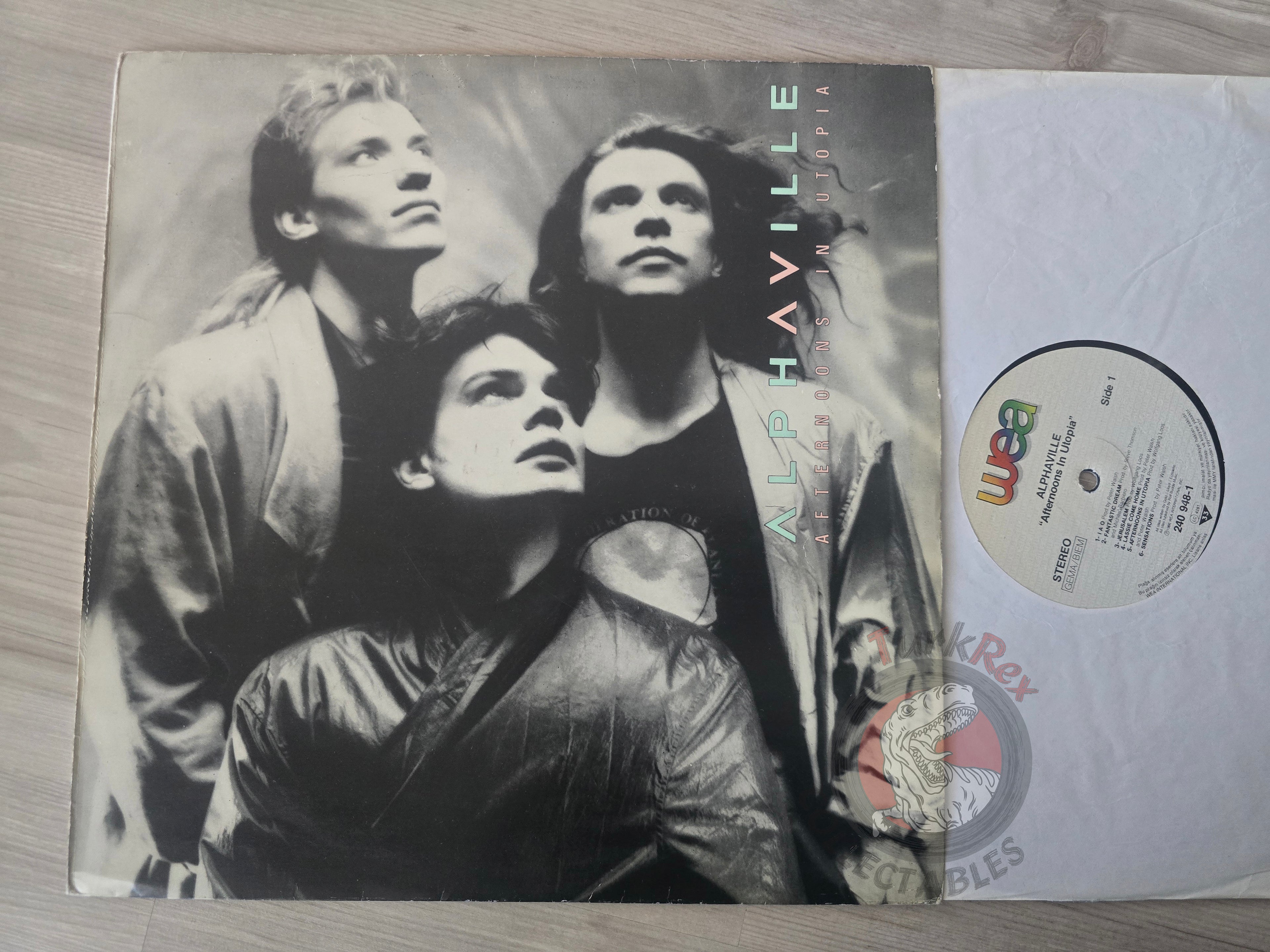 Alphaville – Afternoons In Utopia  Turkish Pressing Vinyl Turkey Edition