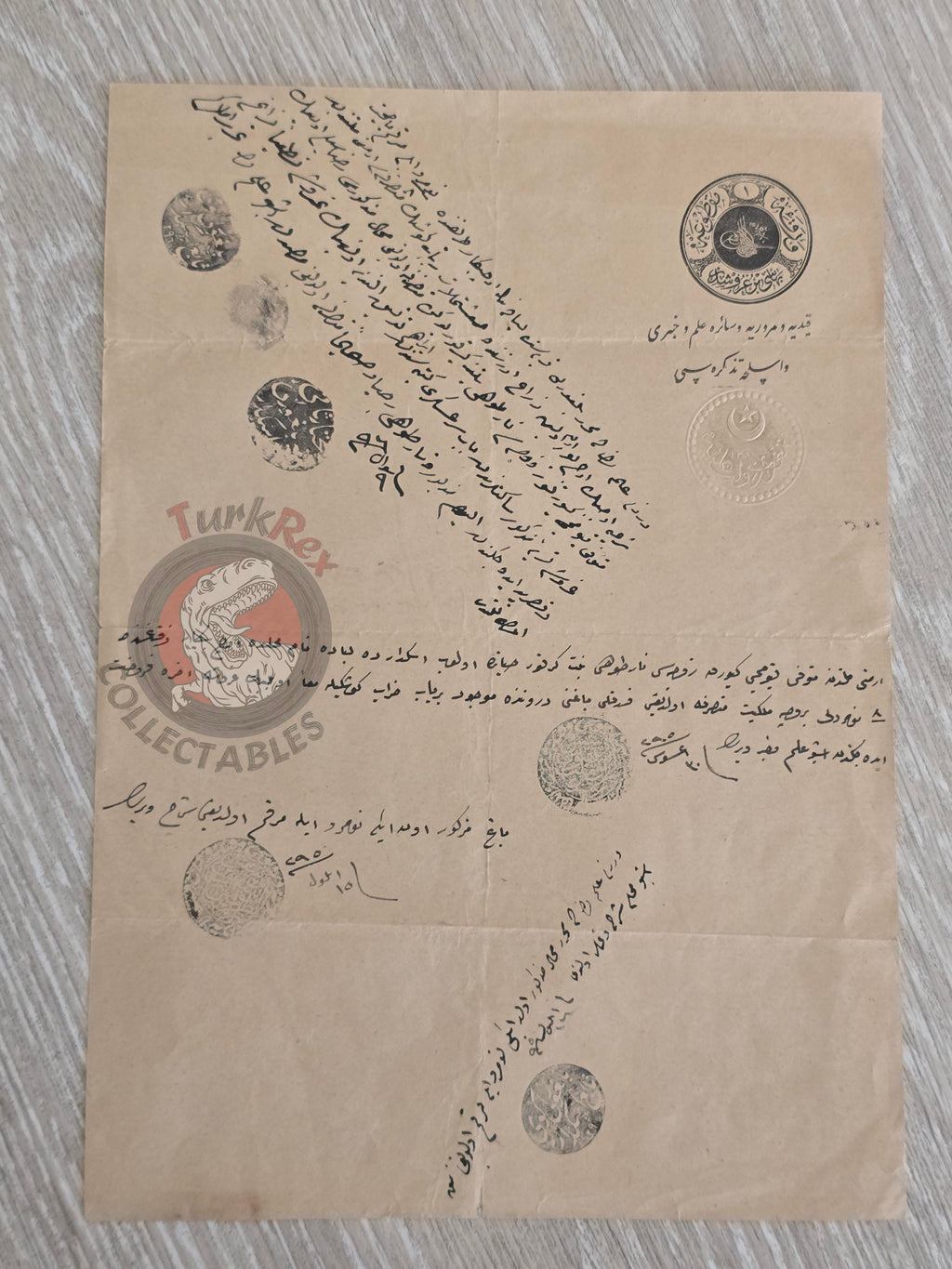 Ottoman 1879 Property Sale Deed İstanbul Armenian and Muslim Citizens Armenia Jeweler