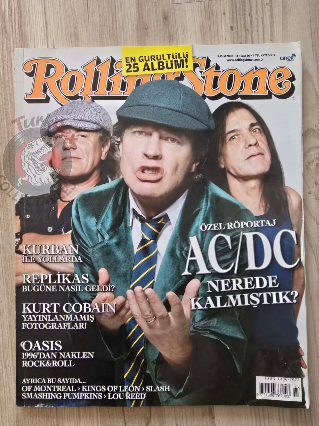 Rolling Stone 2008 AC/DC Turkish Mag Turkey  Madonna Slash Velvet Revolver Kurt Cobain