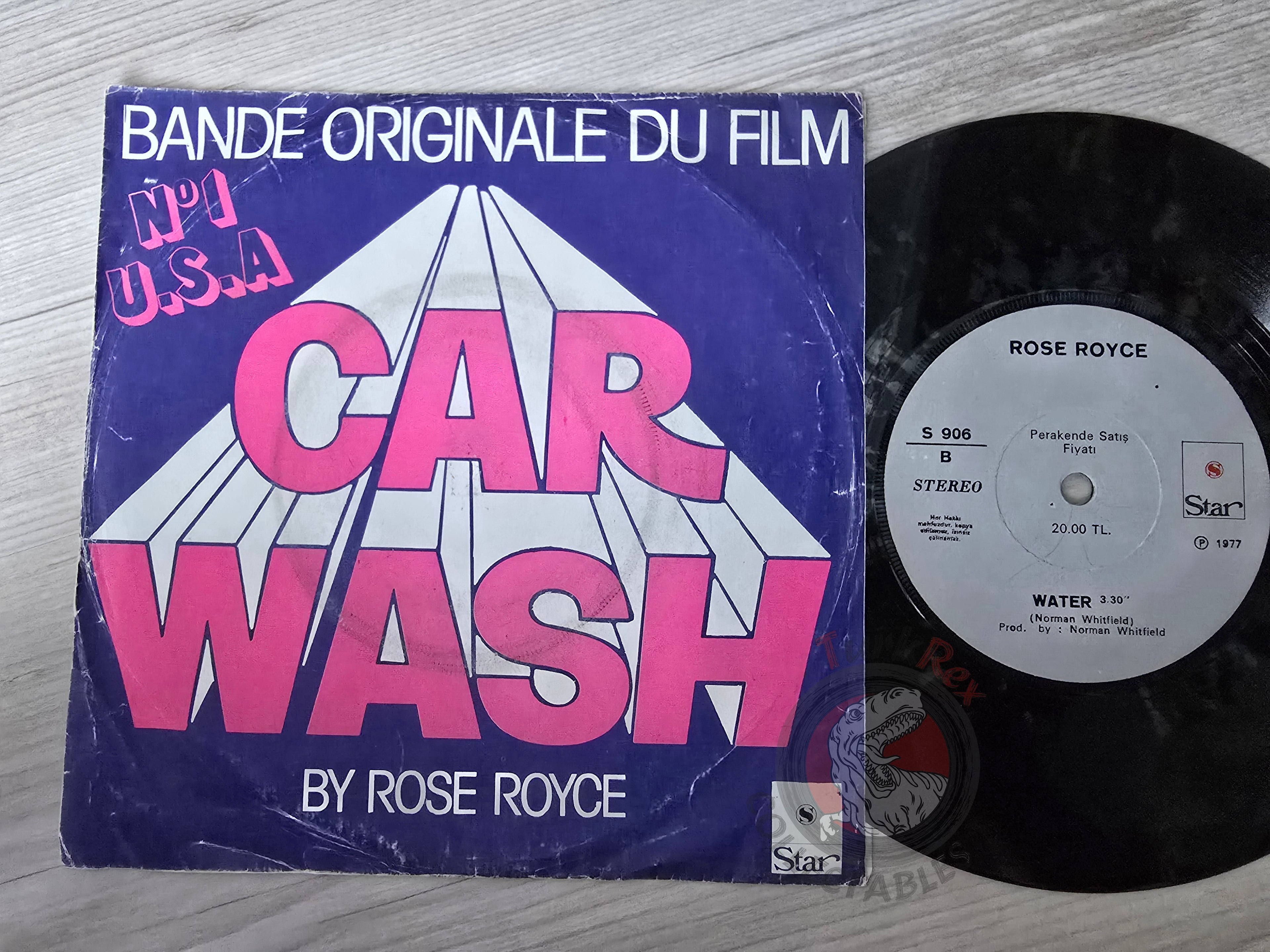 Rose Royce – Car Wash 7" Turkish Pressing Vinyl Turkey Edition
