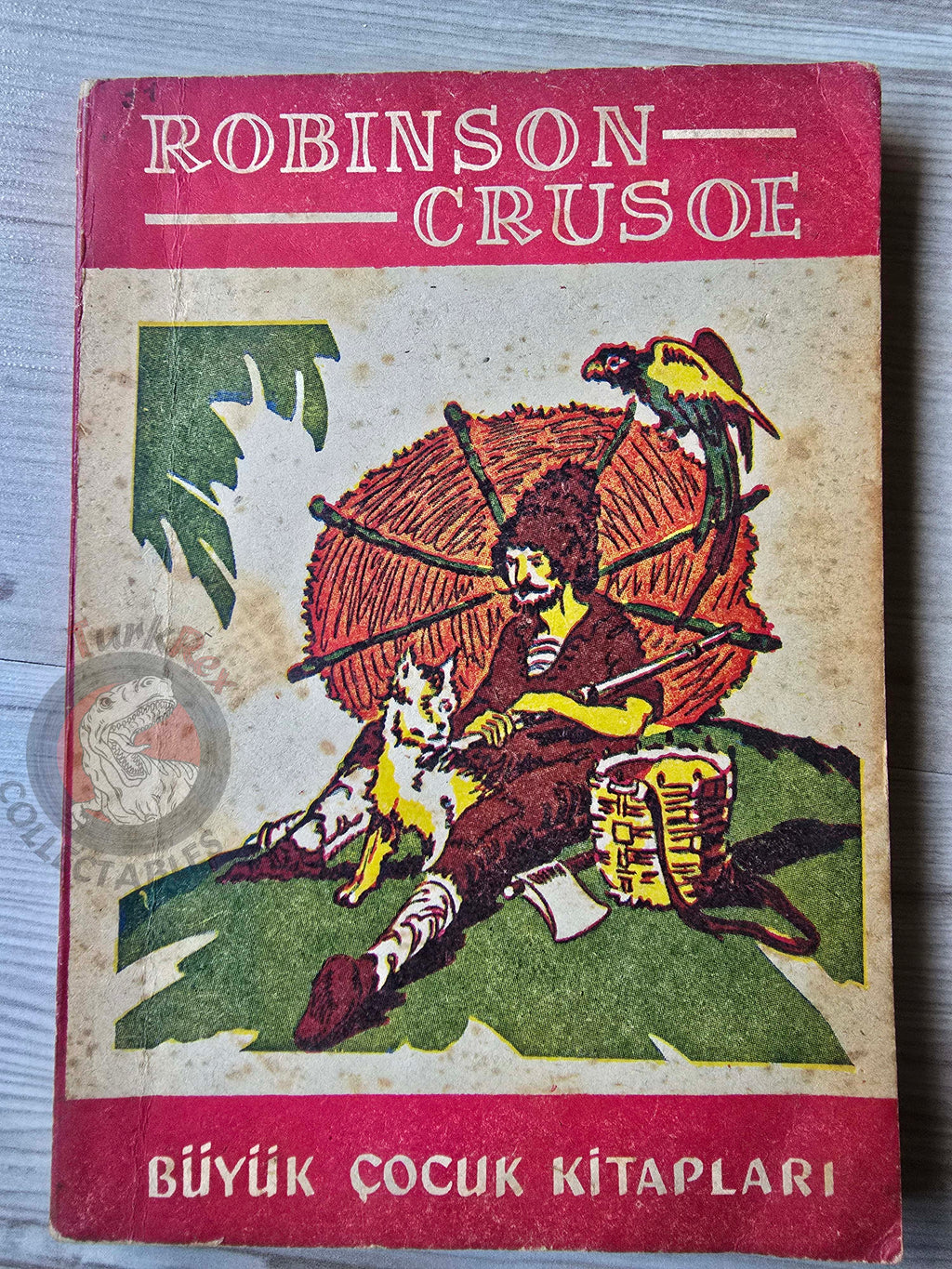 Daniel Defoe – Robinson Crusoe 1959 Turkish Book Turkey Illustrated