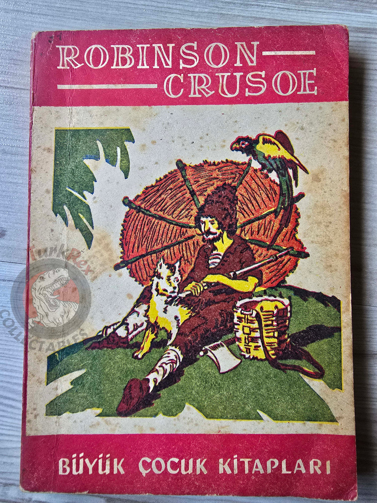 Daniel Defoe – Robinson Crusoe 1959 Turkish Book Turkey Illustrated