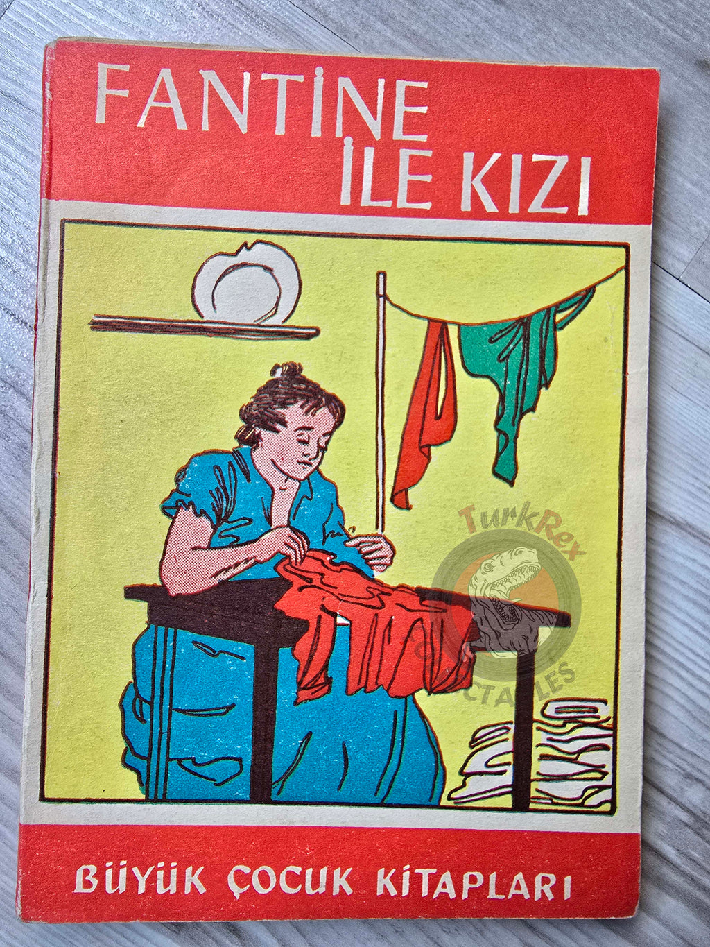 Victor Hugo –  Fantine and Her Daughter 1969 Illustrated Turkish Book Turkey