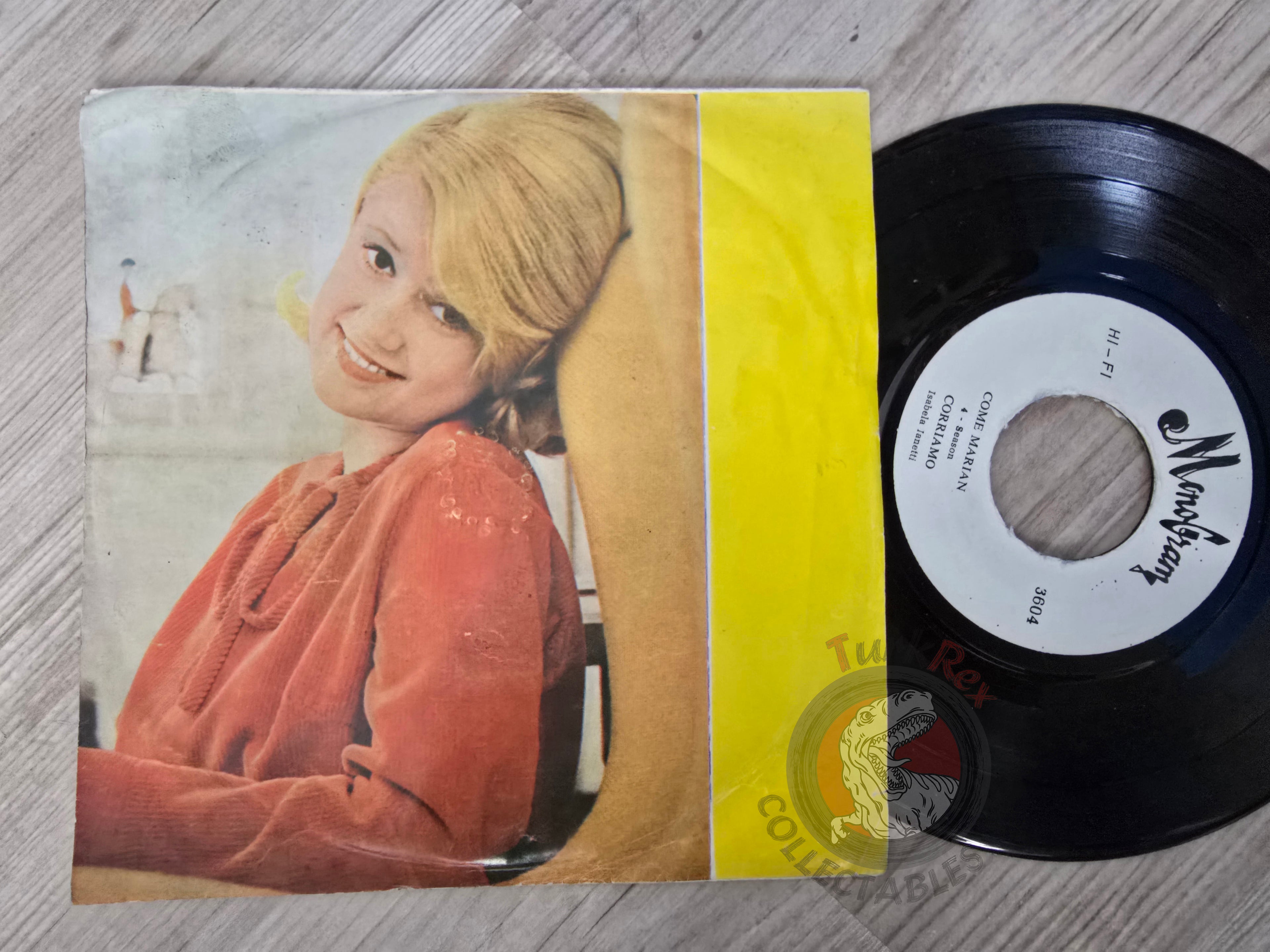 Sylvie Vartan / Mireille Mathieu / The Four Seasons / Isabella Iannetti 7" Iran Pressing Vinyl Iranian Edition 2