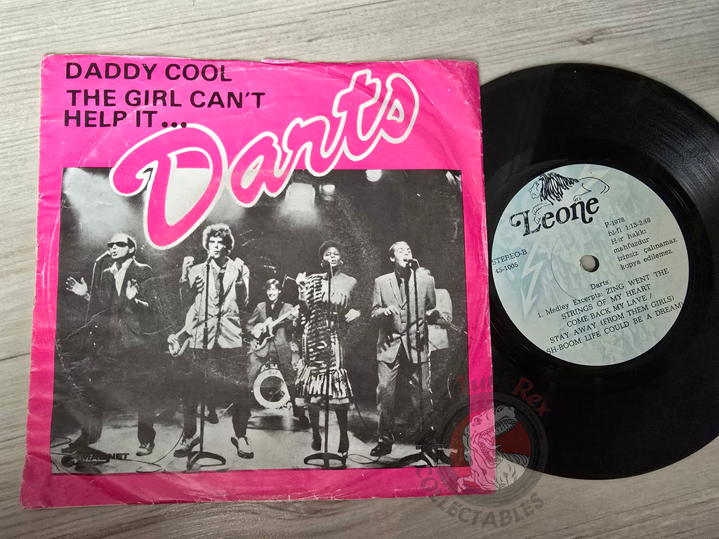 Darts – Daddy Cool 7" Turkish Pressing Vinyl Turkey Edition