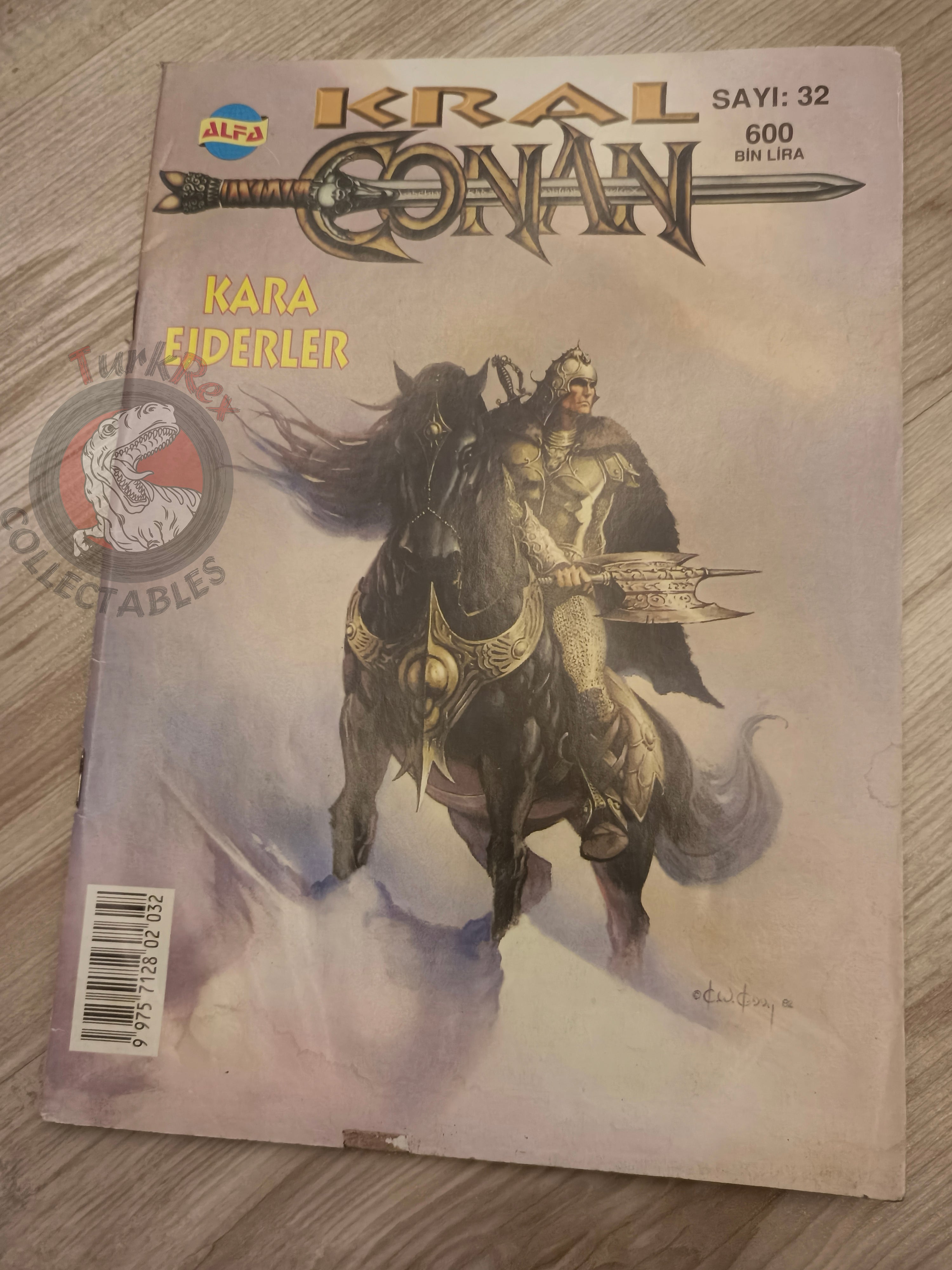 Kral Conan #32 King Conan #22 #23 Turkish Comic Turkey Prince Conn Ken Kelly