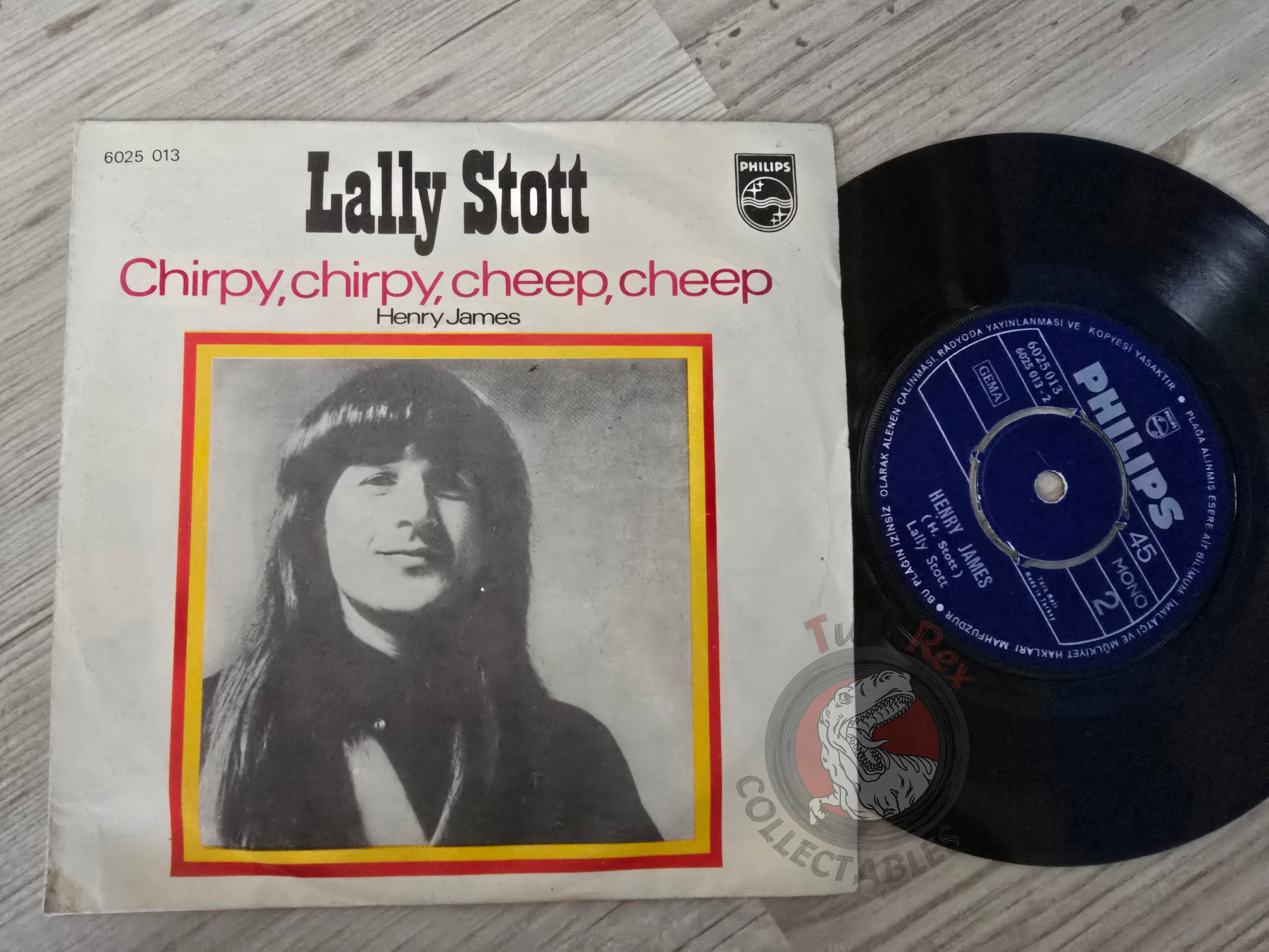 Lally Stott – Chirpy Chirpy, Cheep Cheep 7" Turkish Pressing Vinyl Turkey Edition