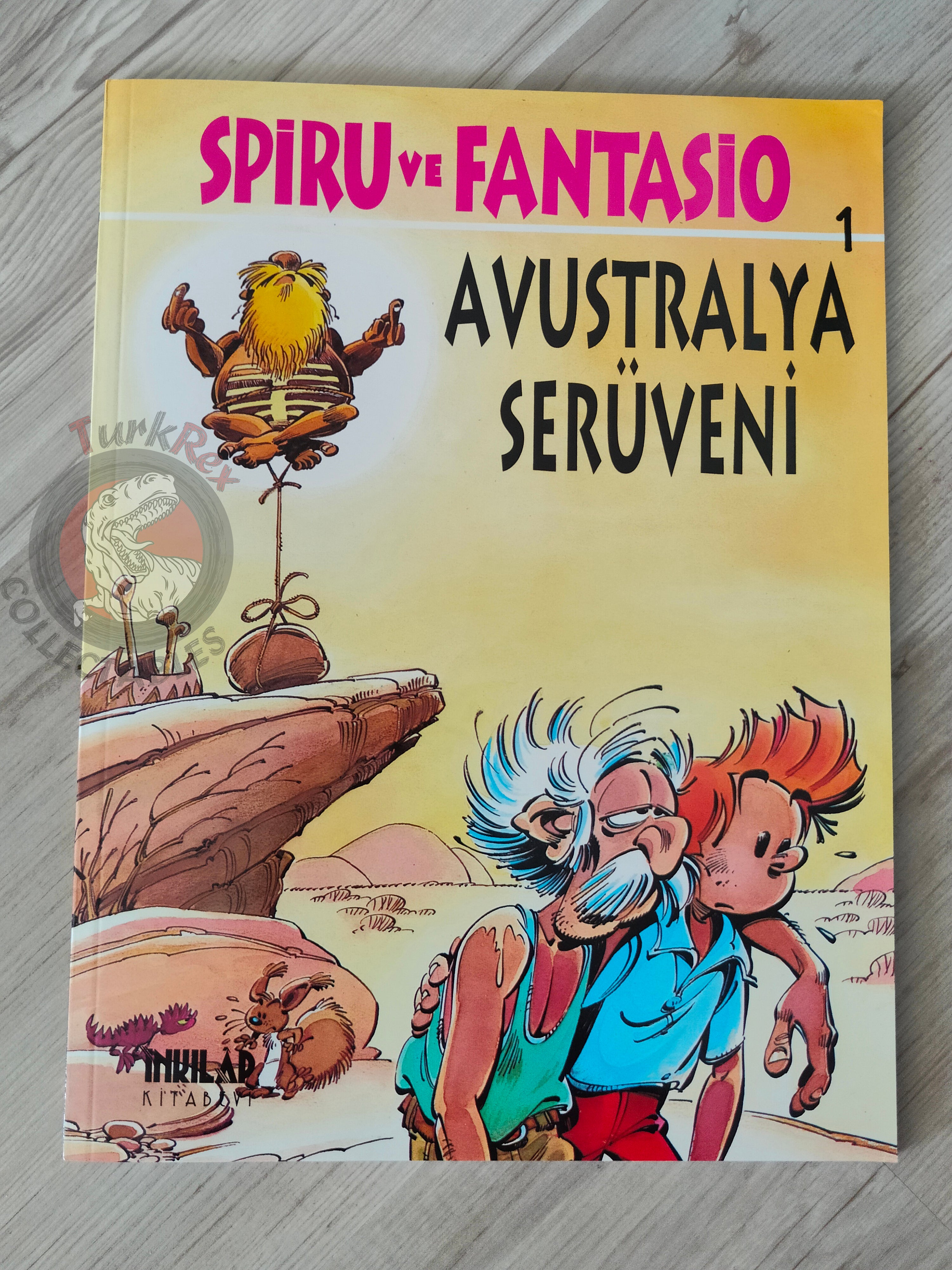 Spirou & Fantasio #1 Aventure en Australie 1994 Turkish Comic Turkey