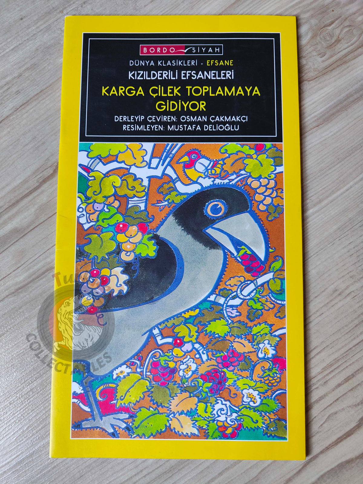 Native American Legends: Crow Goes to Pick Strawberries  Turkish Book Turkey Illustrated