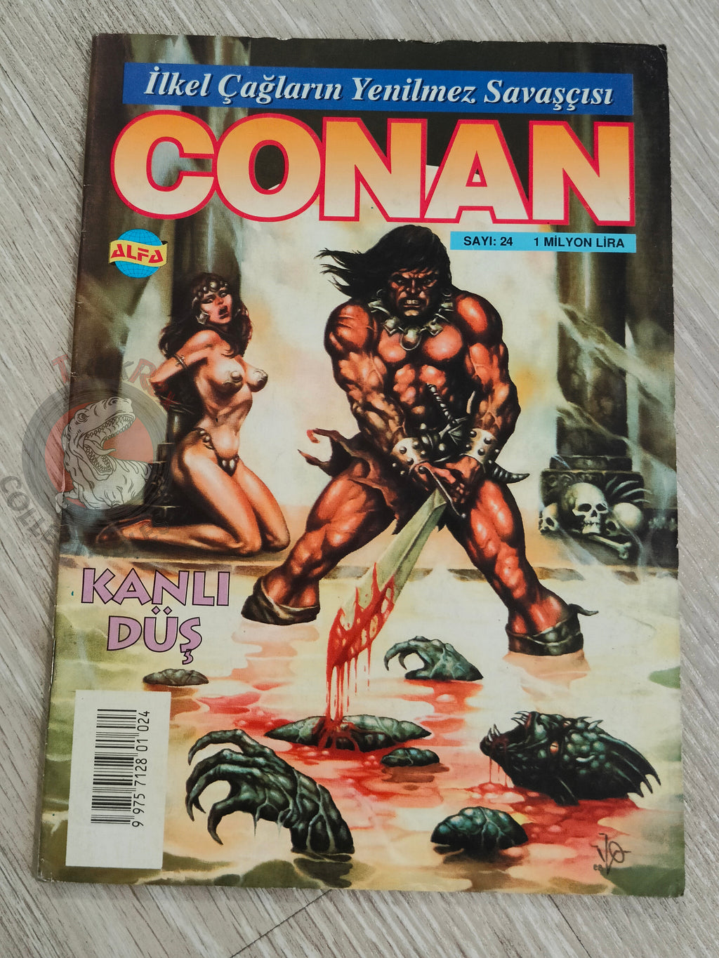 Conan #24 The Savage Sword of Conan #40 #41 Turkish Comic Turkey