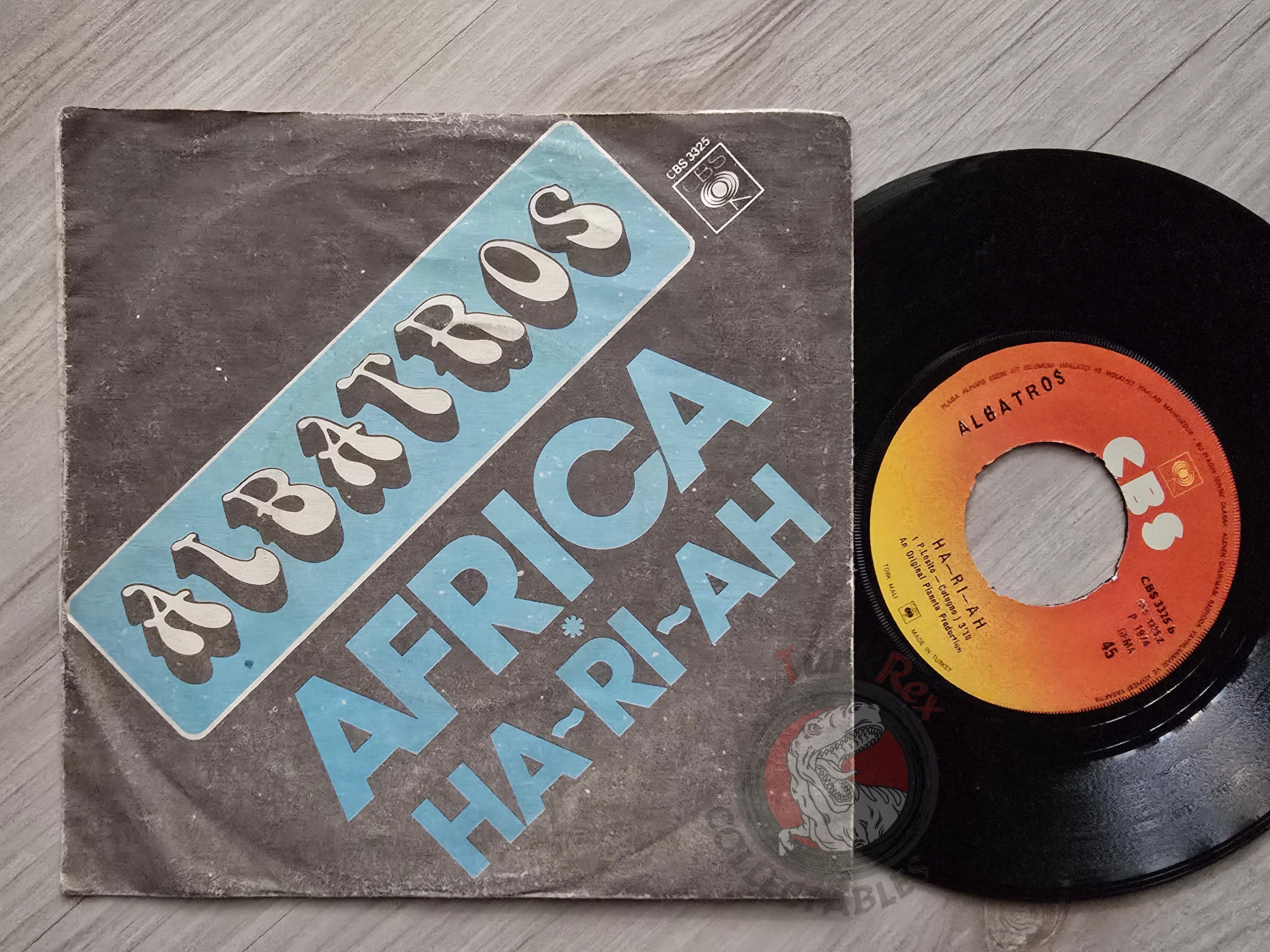 Albatros – Africa / Ha-Ri-Ah 7" Turkish Pressing Vinyl Turkey Edition