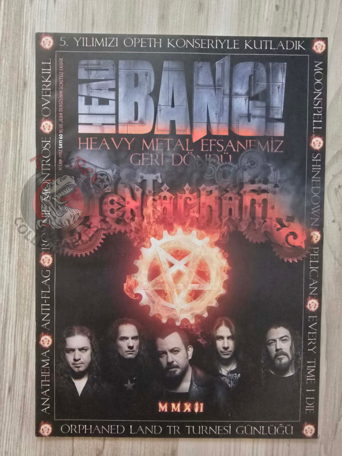 Headbang 2012 Pentagram Turkish Mag Turkey Overkill Ronnie Montrose Moonspell Opeth