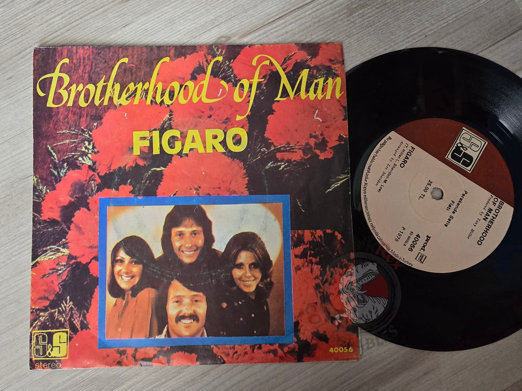 Brotherhood Of Man – Figaro 7" Turkish Pressing Vinyl Turkey Edition