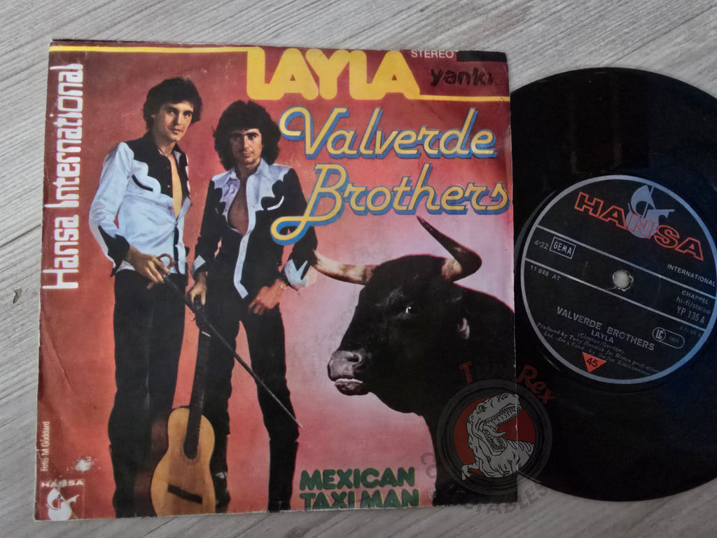 Valverde Brothers – Layla 7" Turkish Pressing Vinyl Turkey Edition