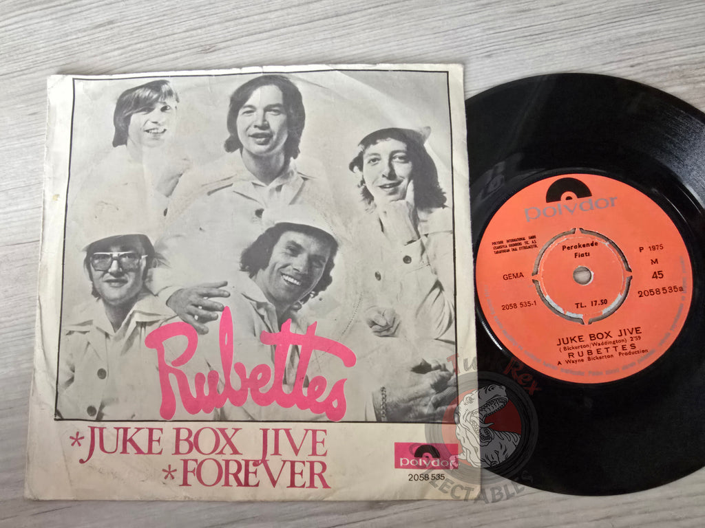 The Rubettes – Jukebox Jive 7" Turkish Pressing Vinyl Turkey Edition