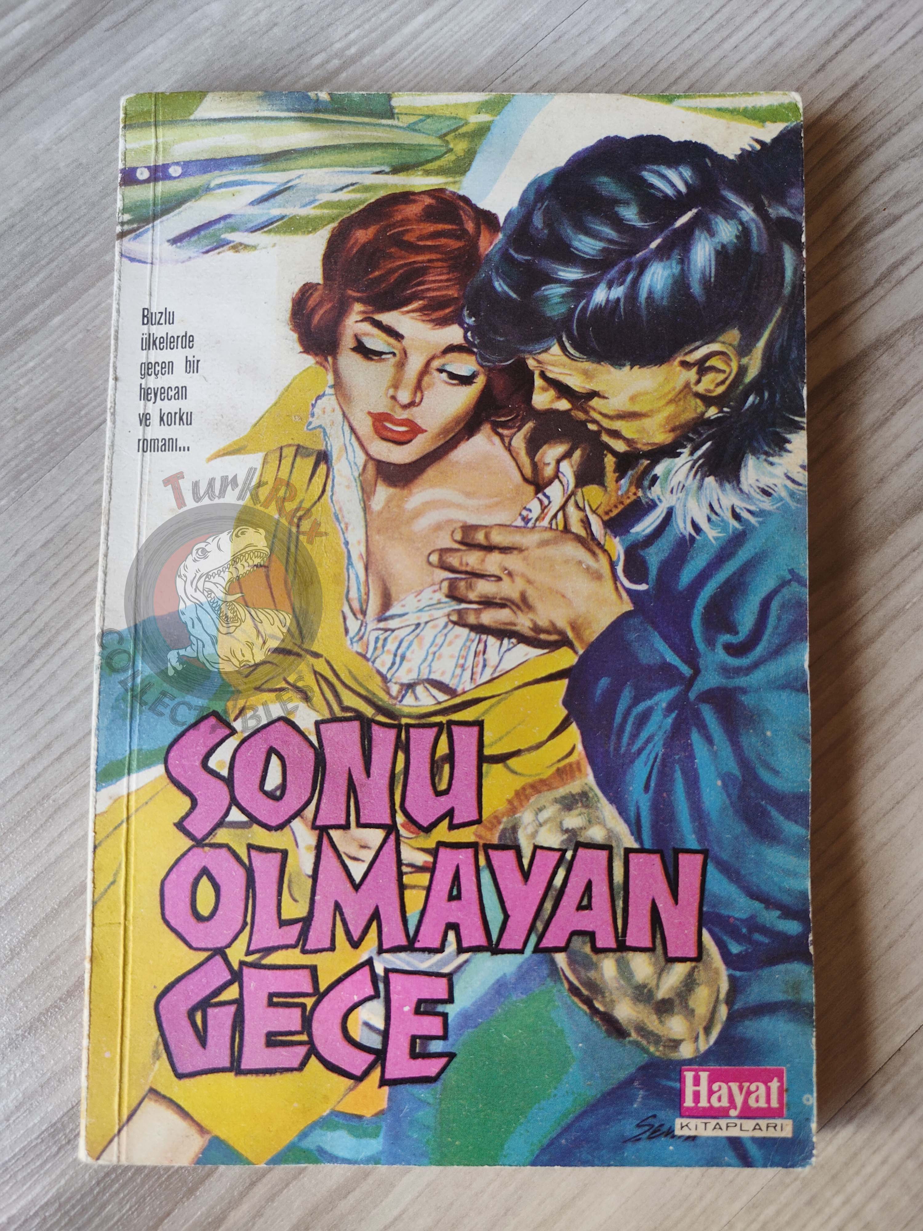 Alistair MacLean – Night Without End 1963 1st Turkish Book Turkey
