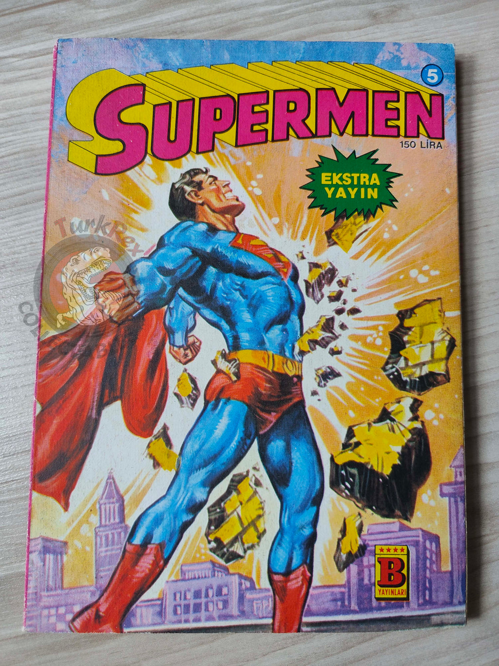 Superman #5 1982 Turkish Comic Turkey Krypton Chronicles #1 #2 #3 DC Comics Presents #57
