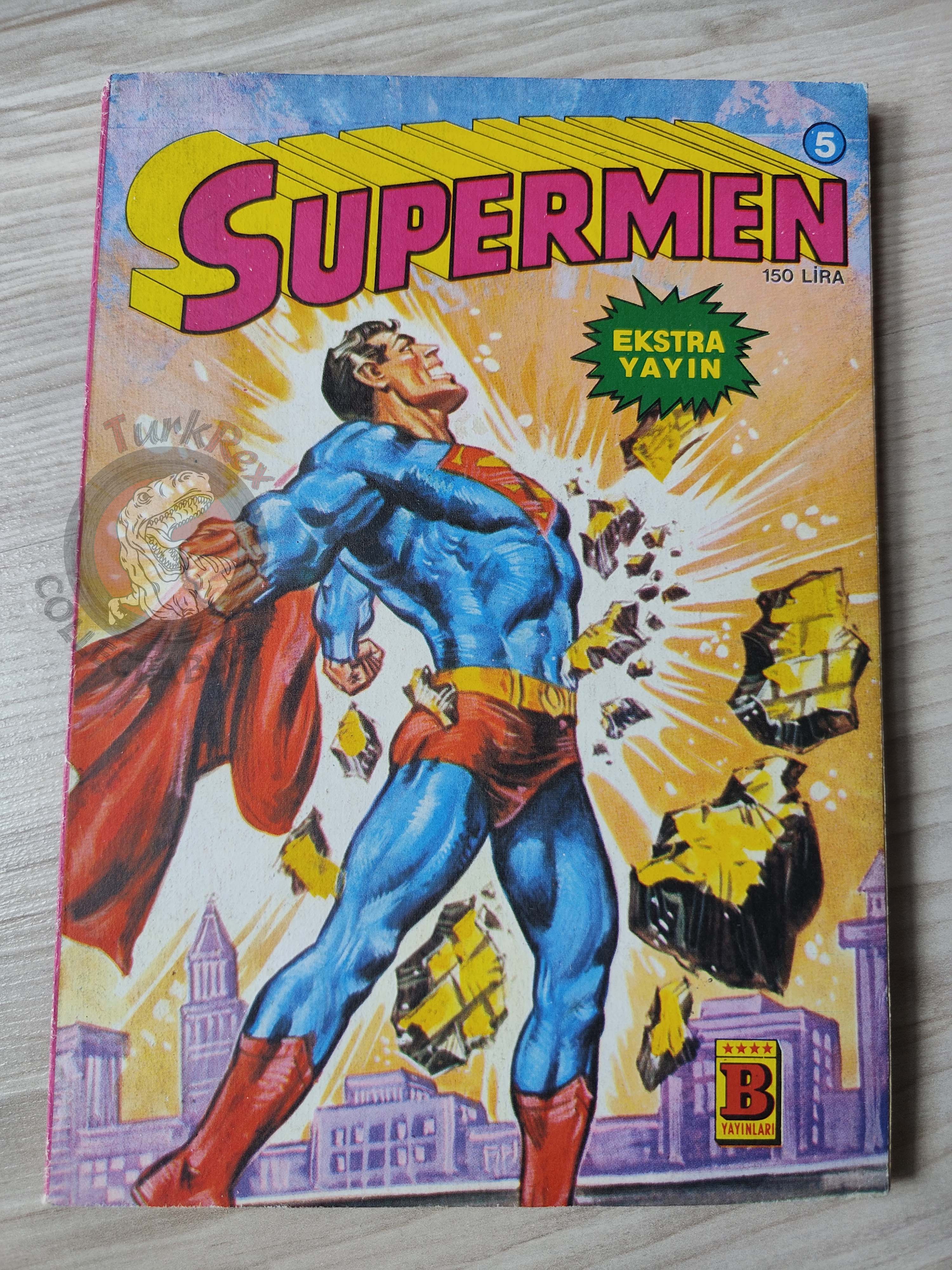 Superman #5 1982 Turkish Comic Turkey Krypton Chronicles #1 #2 #3 DC Comics Presents #57