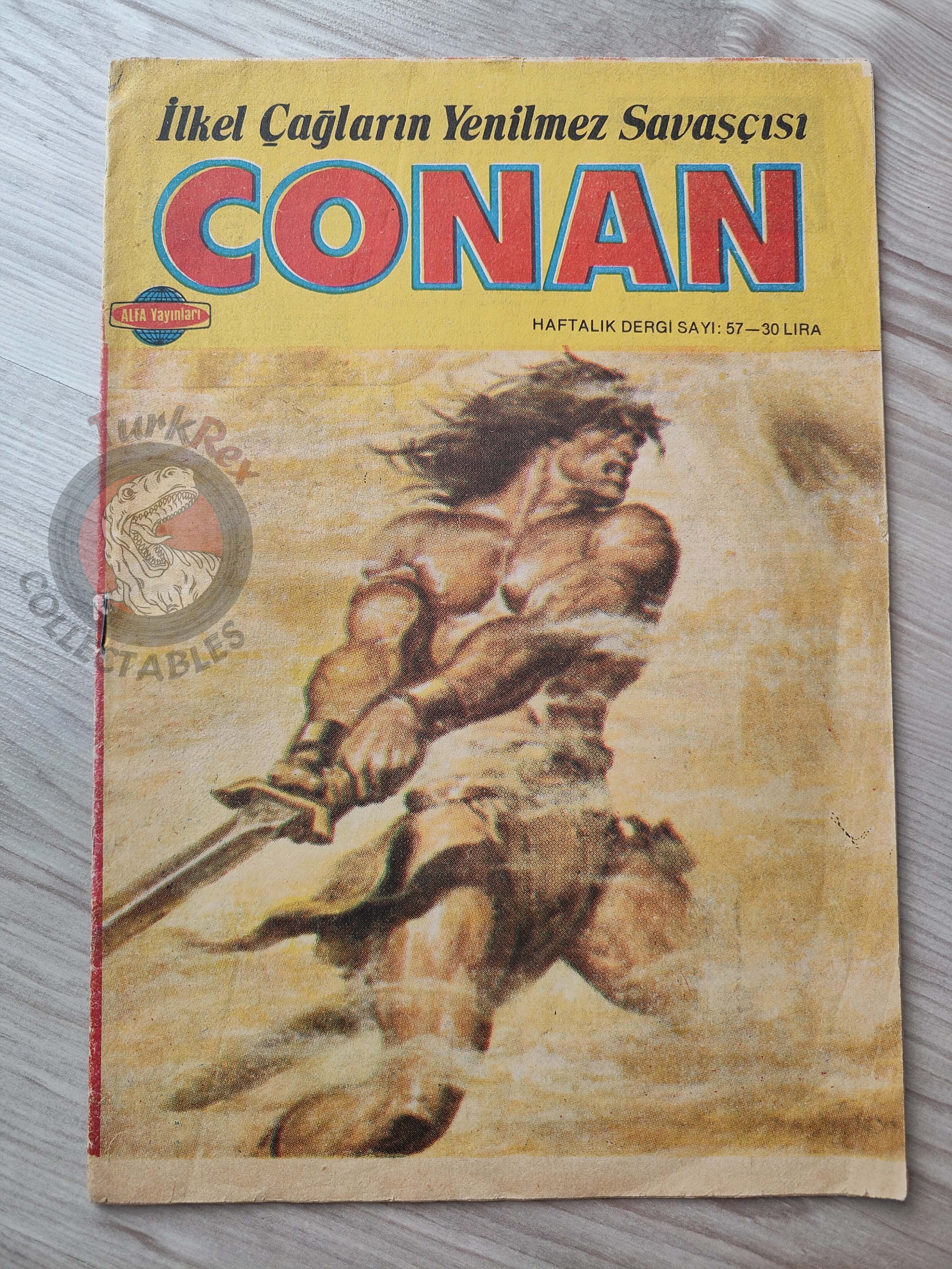 Conan & Superman #57 1983 Turkish Comic Turkey