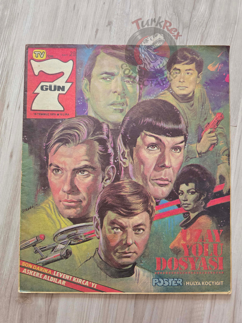 TV'de 7 Gün 1979 Star Trek Turkish Magazine Turkey Diana Rigg Björn Borg