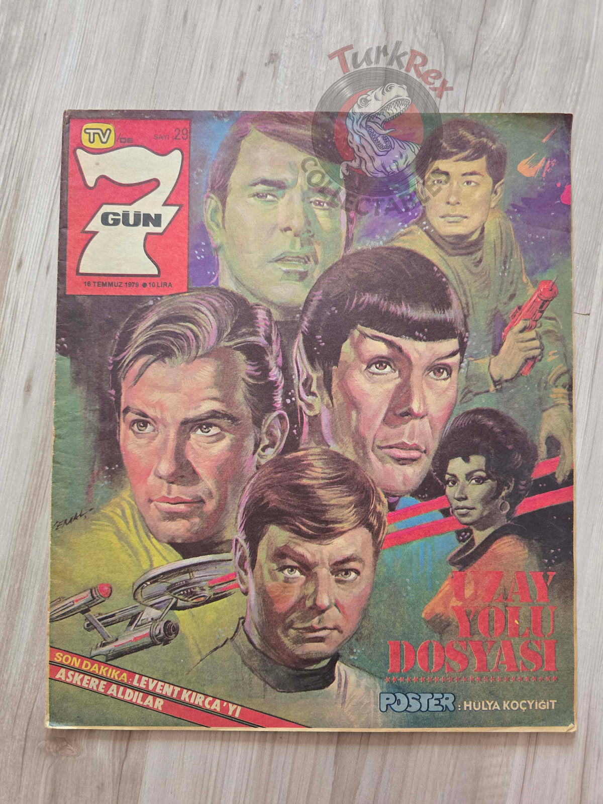 TV'de 7 Gün 1979 Star Trek Turkish Magazine Turkey Diana Rigg Björn Borg