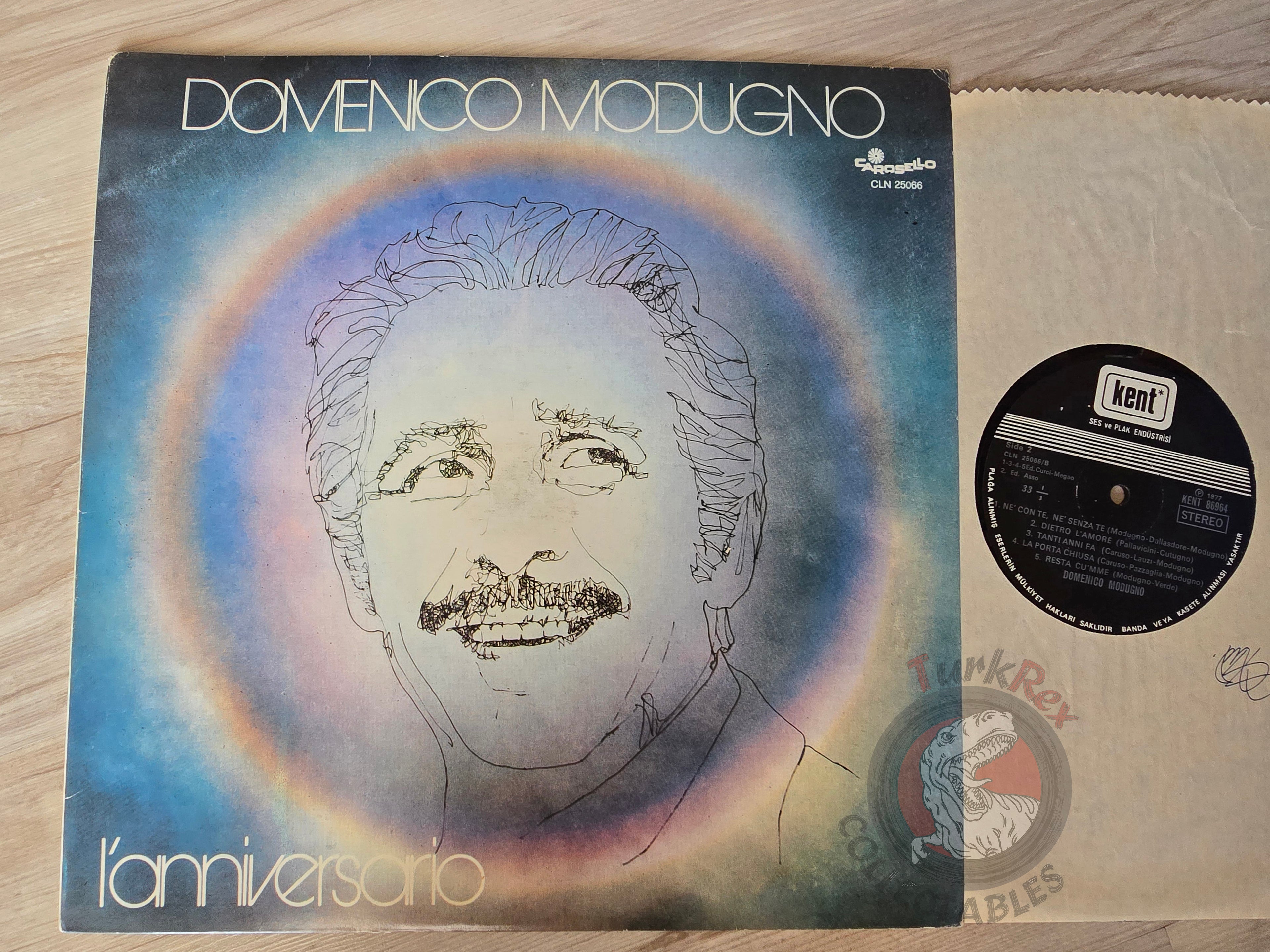 Domenico Modugno – L' Anniversario Turkish Pressing Vinyl Turkey Edition