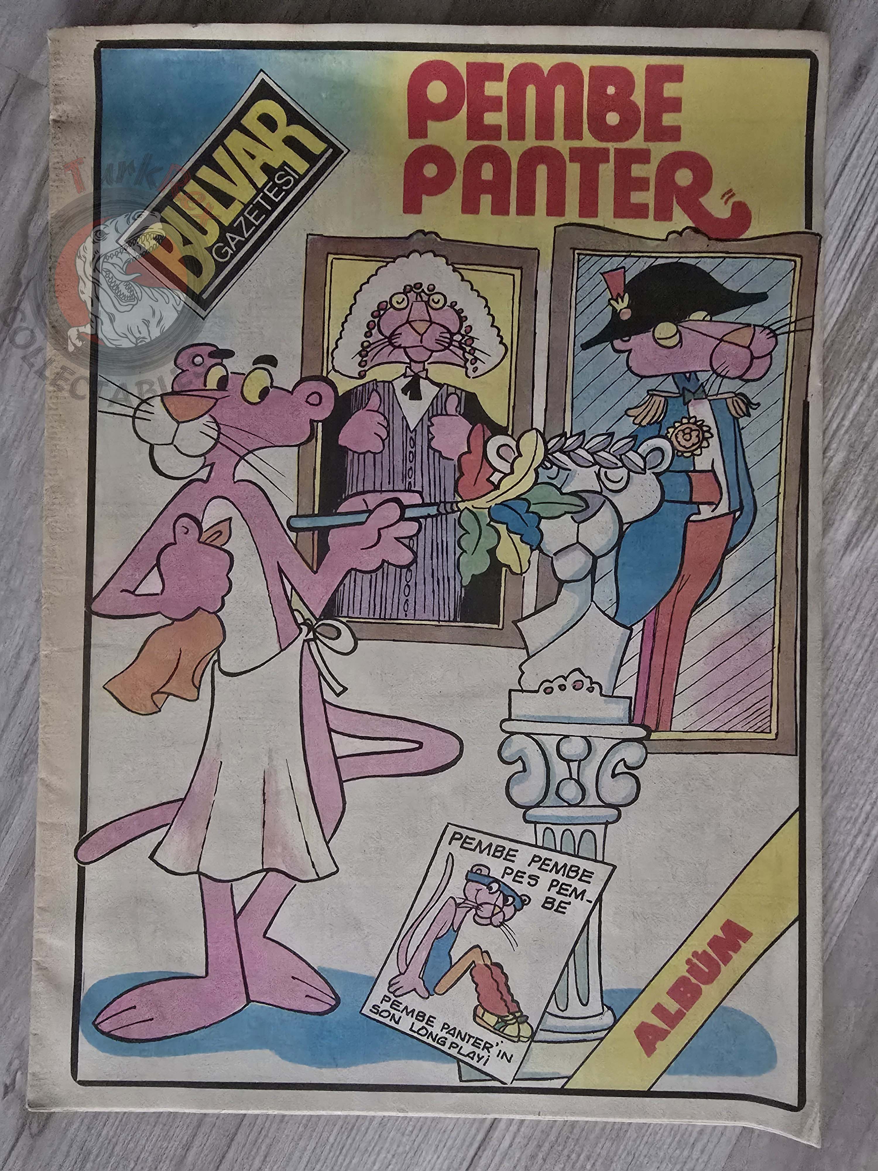 The Pink Panther 80s Turkish Comic Turkey Bulvar Gazetesi