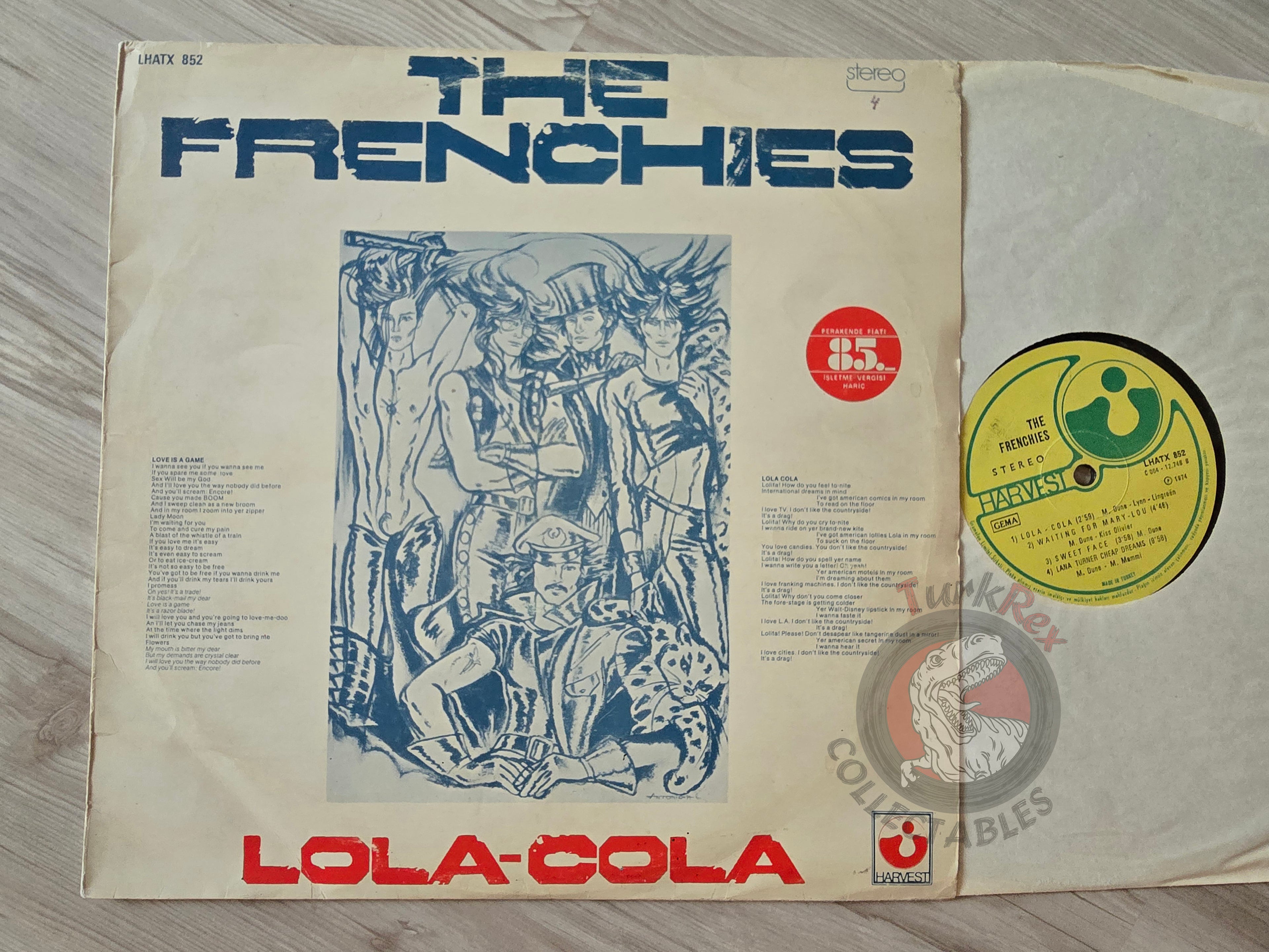 The Frenchies – Lola-Cola Turkish Pressing Vinyl Turkey Edition