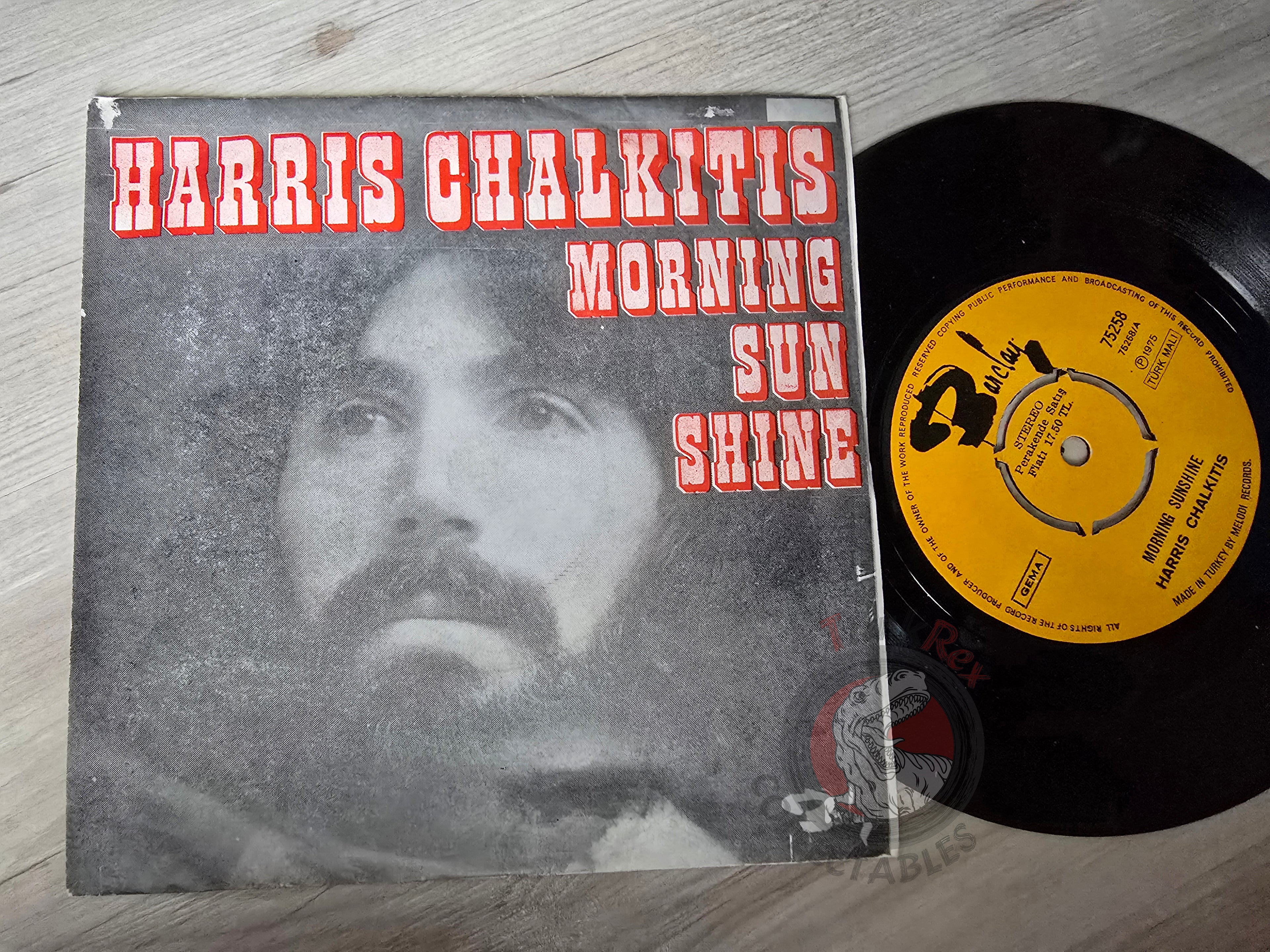 Harris Chalkitis – Morning Sun Shine 7" Turkish Pressing Vinyl Turkey Edition Promo