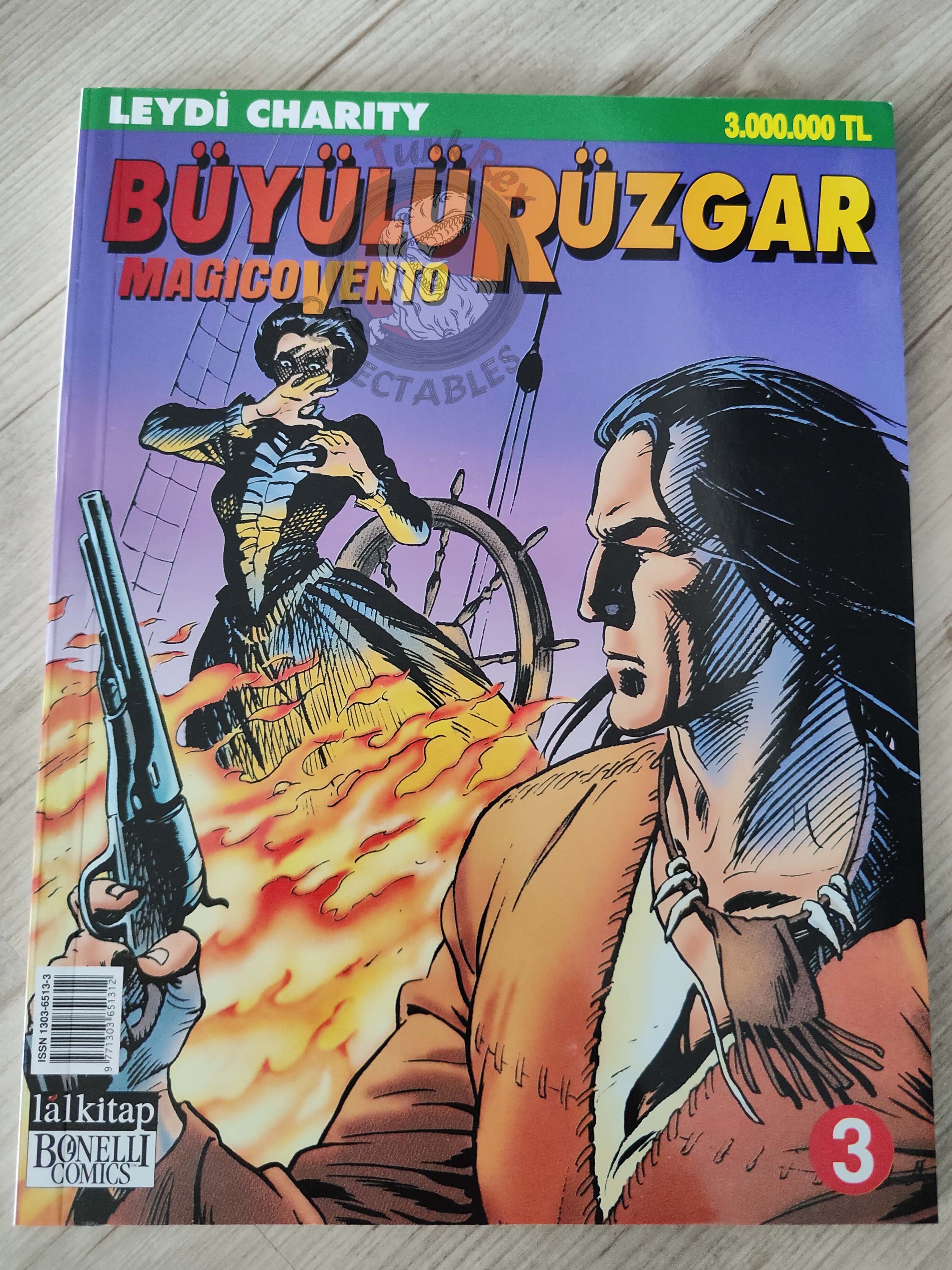 Magico Vento #3 Lady Charity 2002 Turkish Comic Turkey Bonelli